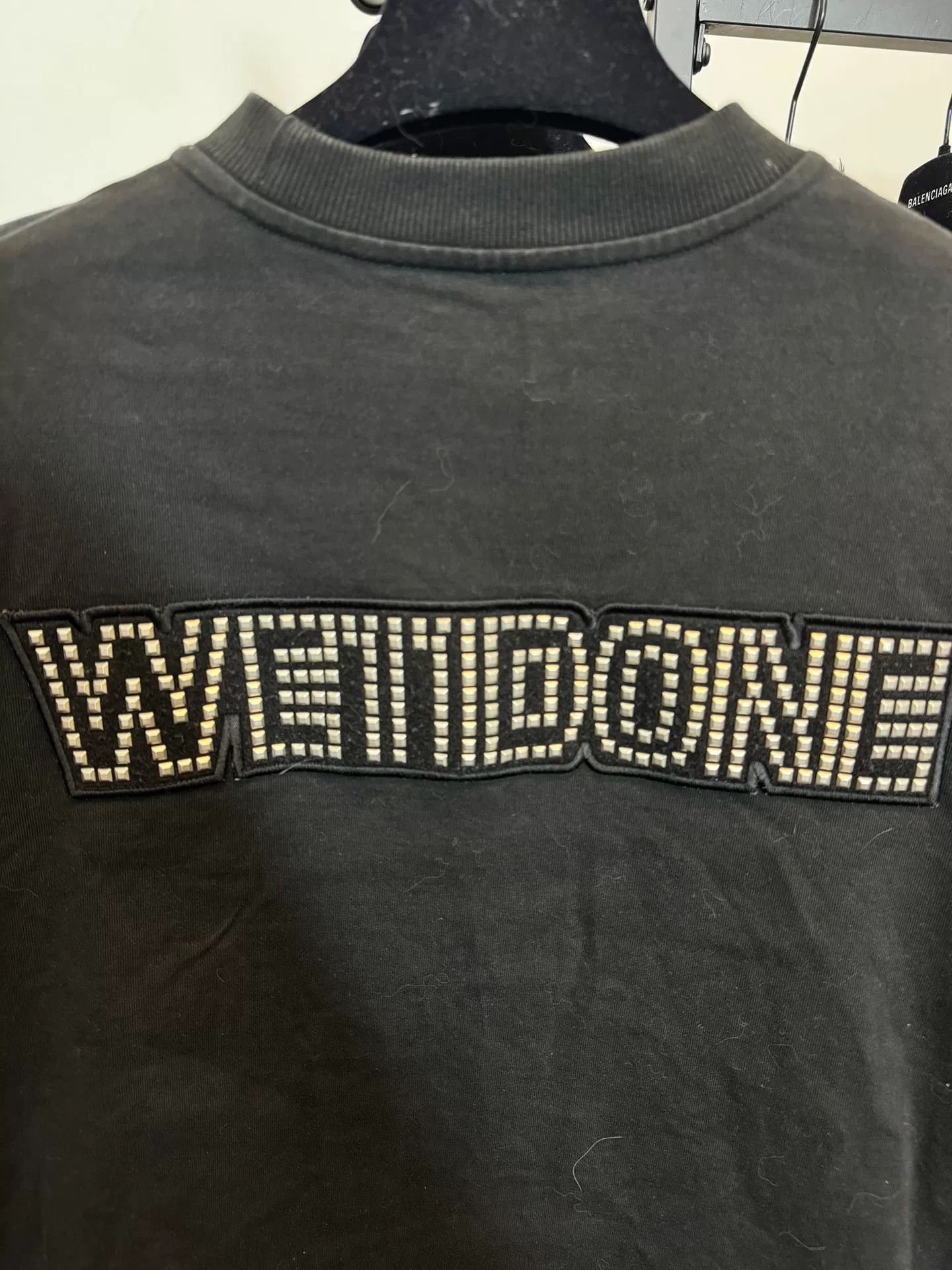 WE11DONE We11done Studded Back Logo T-Shirt Size XS Size US XS / EU 42 / 0 - 4 Thumbnail
