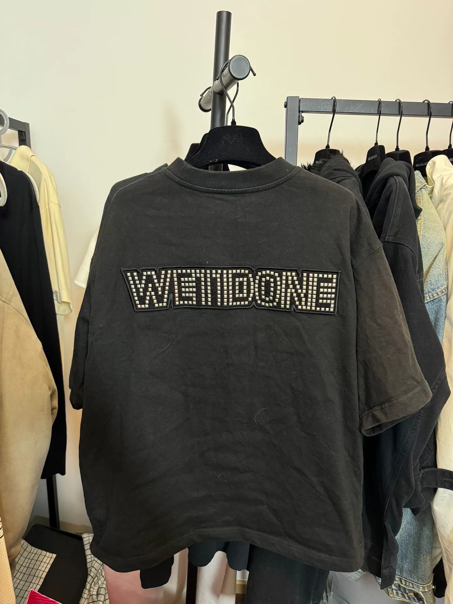 WE11DONE We11done Studded Back Logo T-Shirt Size XS Size US XS / EU 42 / 0 - 3 Thumbnail