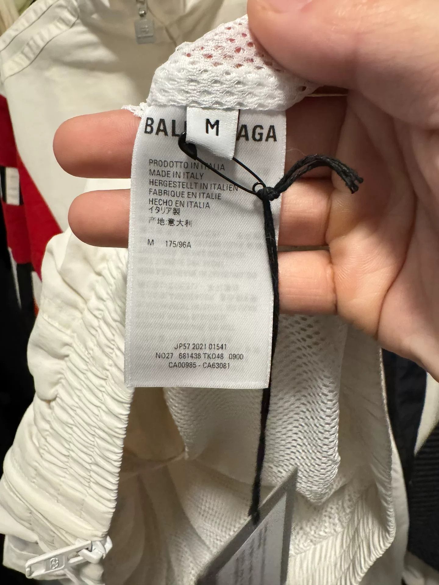 Balenciaga Balenciaga Logo Track Jacket Size M Size US M / EU 48-50 / 2 - 5 Thumbnail