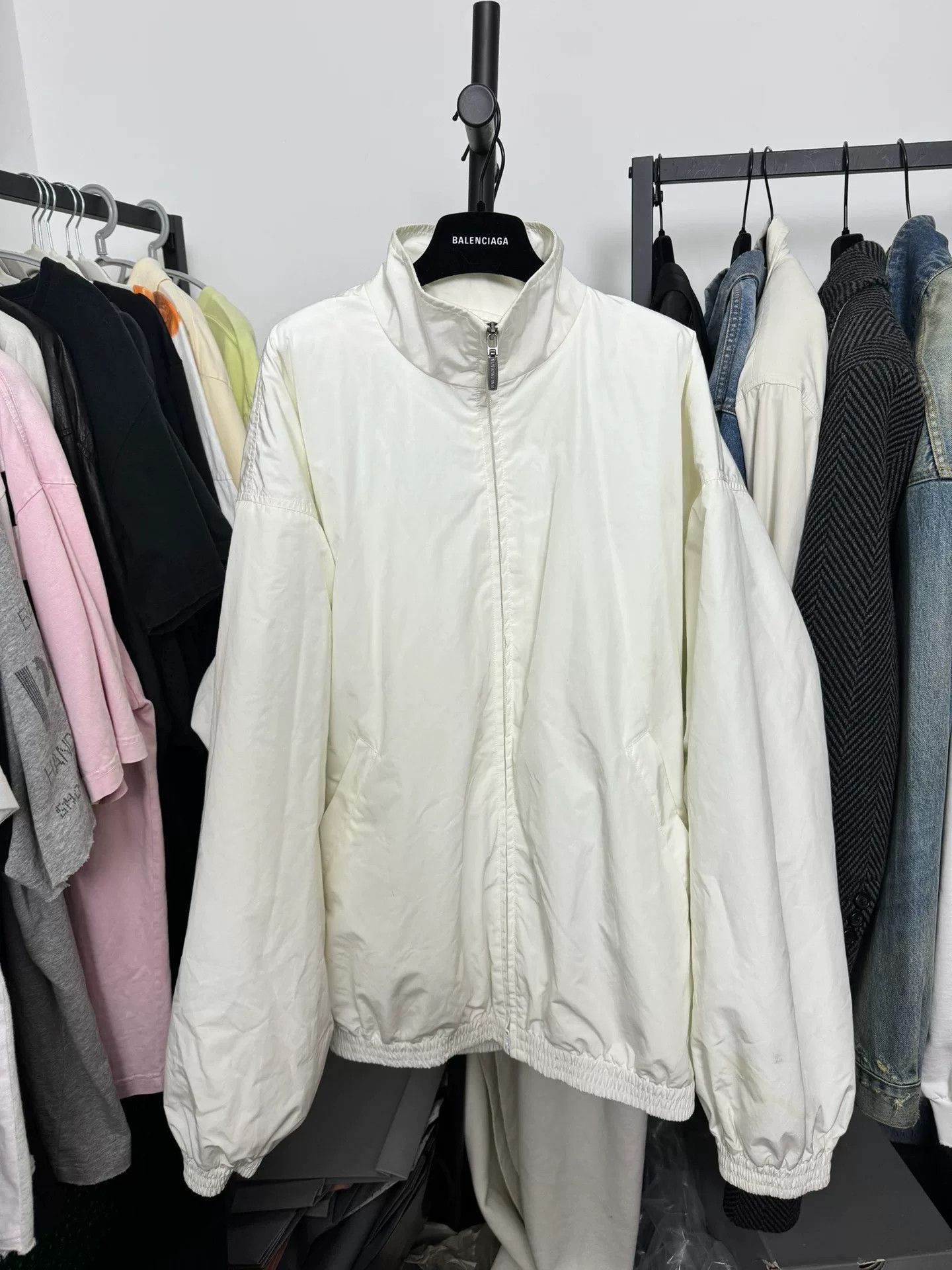 Balenciaga Balenciaga Graffiti Logo Track Jacket Size XS Size US XS / EU 42 / 0 - 2 Thumbnail