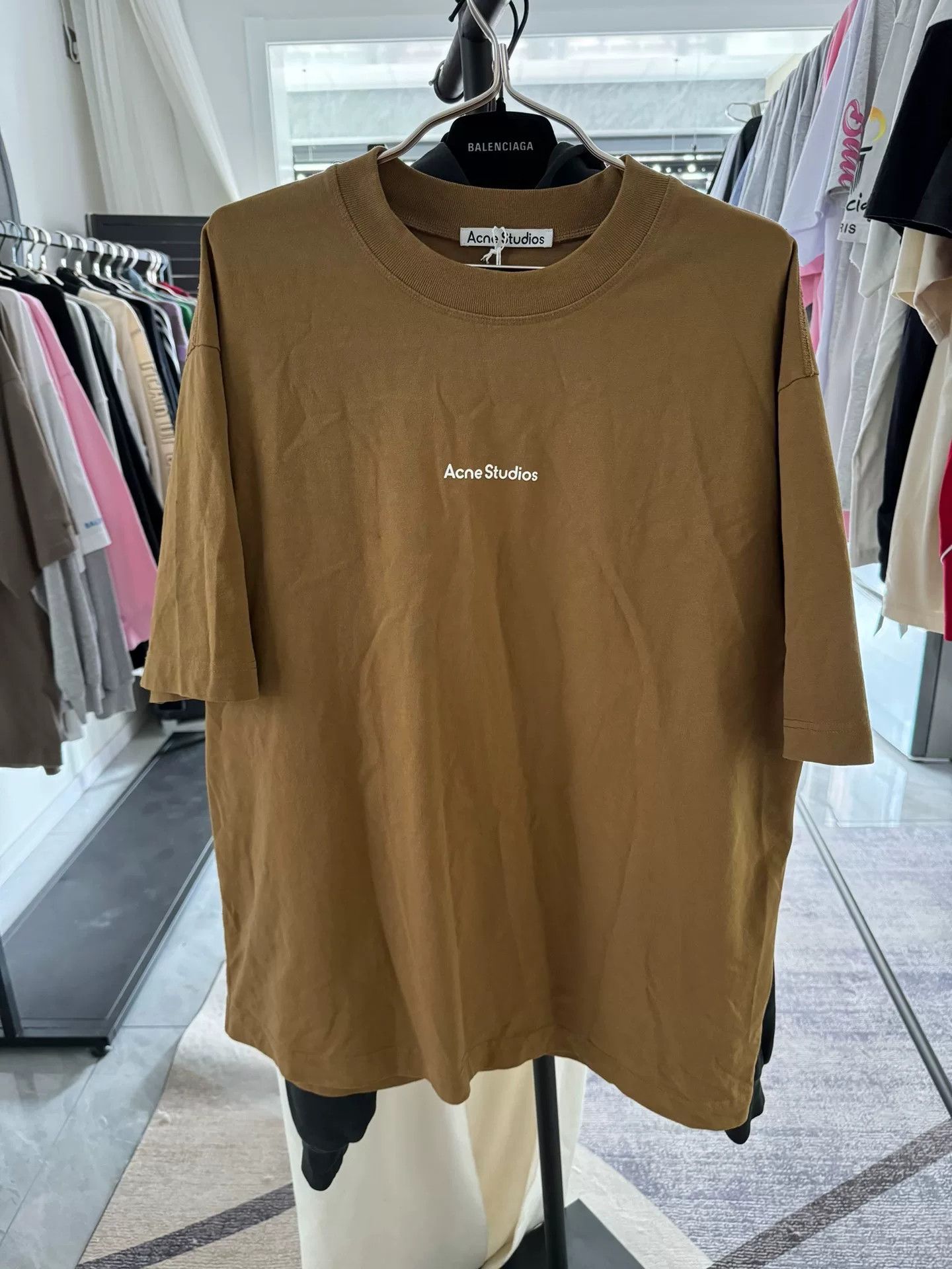 Acne Studios Acne Studios Logo T-Shirt Size XL Size US XL / EU 56 / 4 - 2 Thumbnail