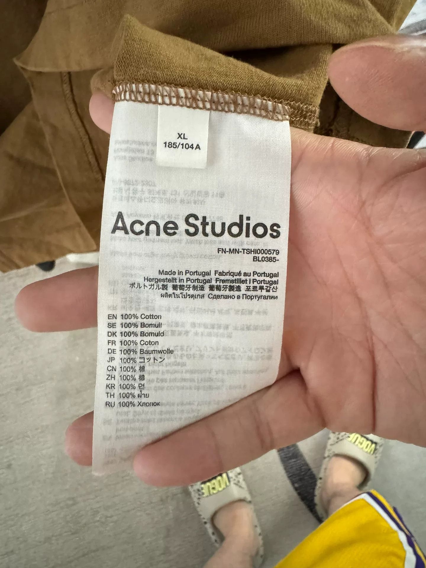 Acne Studios Acne Studios Logo T-Shirt Size XL Size US XL / EU 56 / 4 - 5 Thumbnail