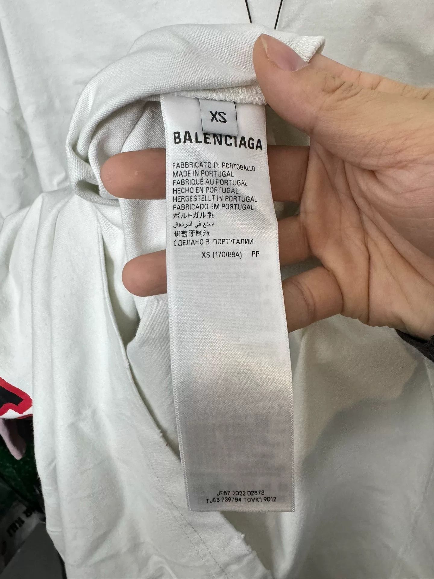 Balenciaga Balenciaga Scissors Crown Logo T-Shirt Size XS Size US XS / EU 42 / 0 - 4 Thumbnail