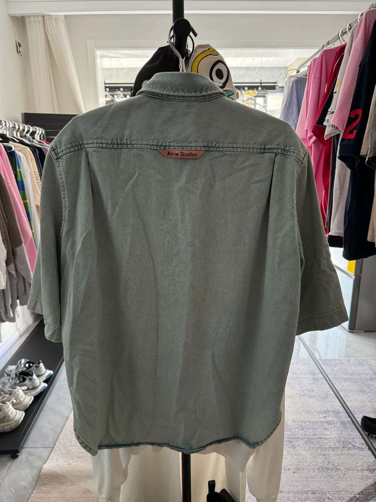 Acne Studios Acne Studios Indigo Denim Button Up Shirt Size XS Size US XS / EU 42 / 0 - 6 Thumbnail