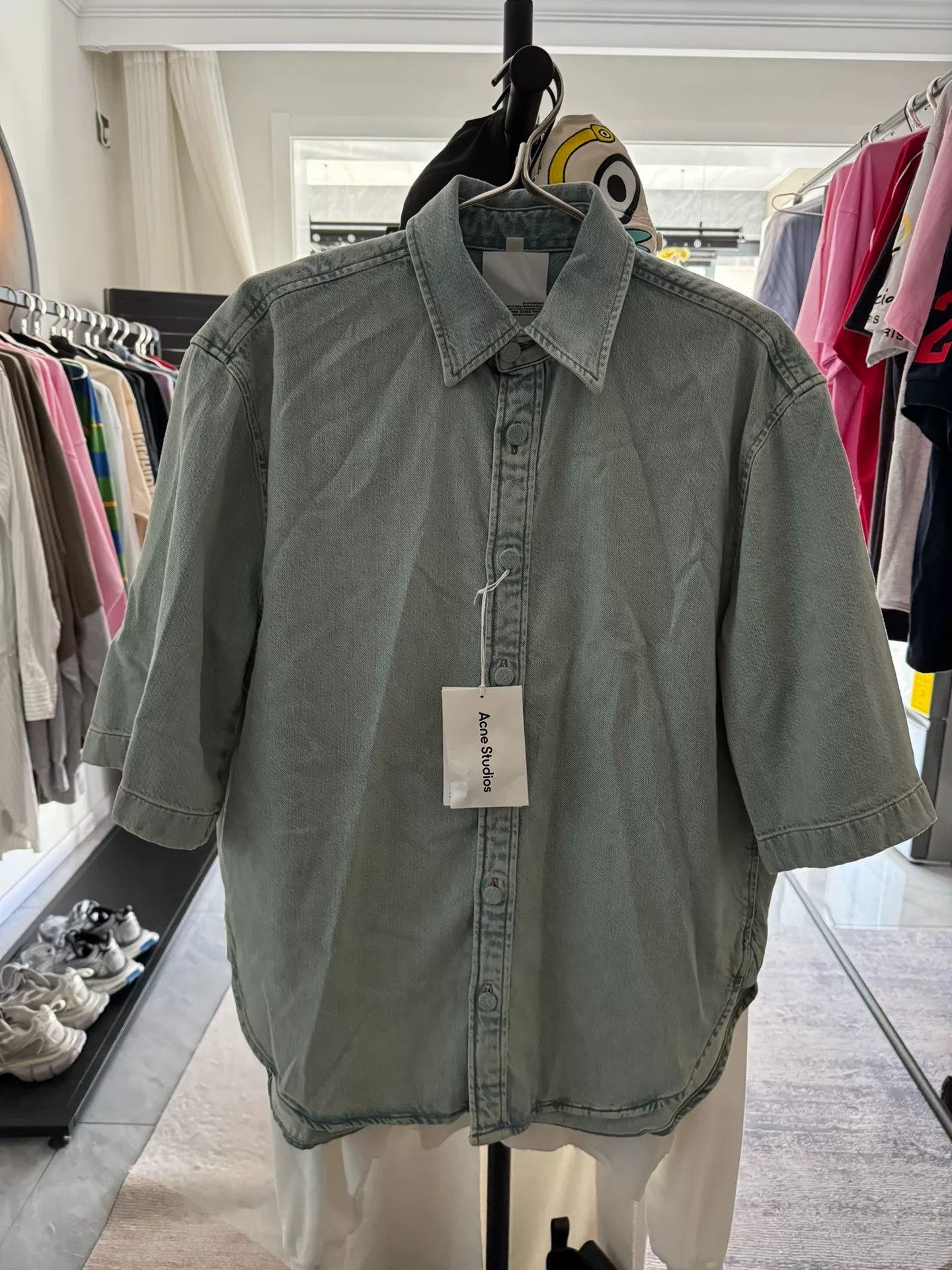 Acne Studios Acne Studios Indigo Denim Button Up Shirt Size XS Size US XS / EU 42 / 0 - 3 Thumbnail
