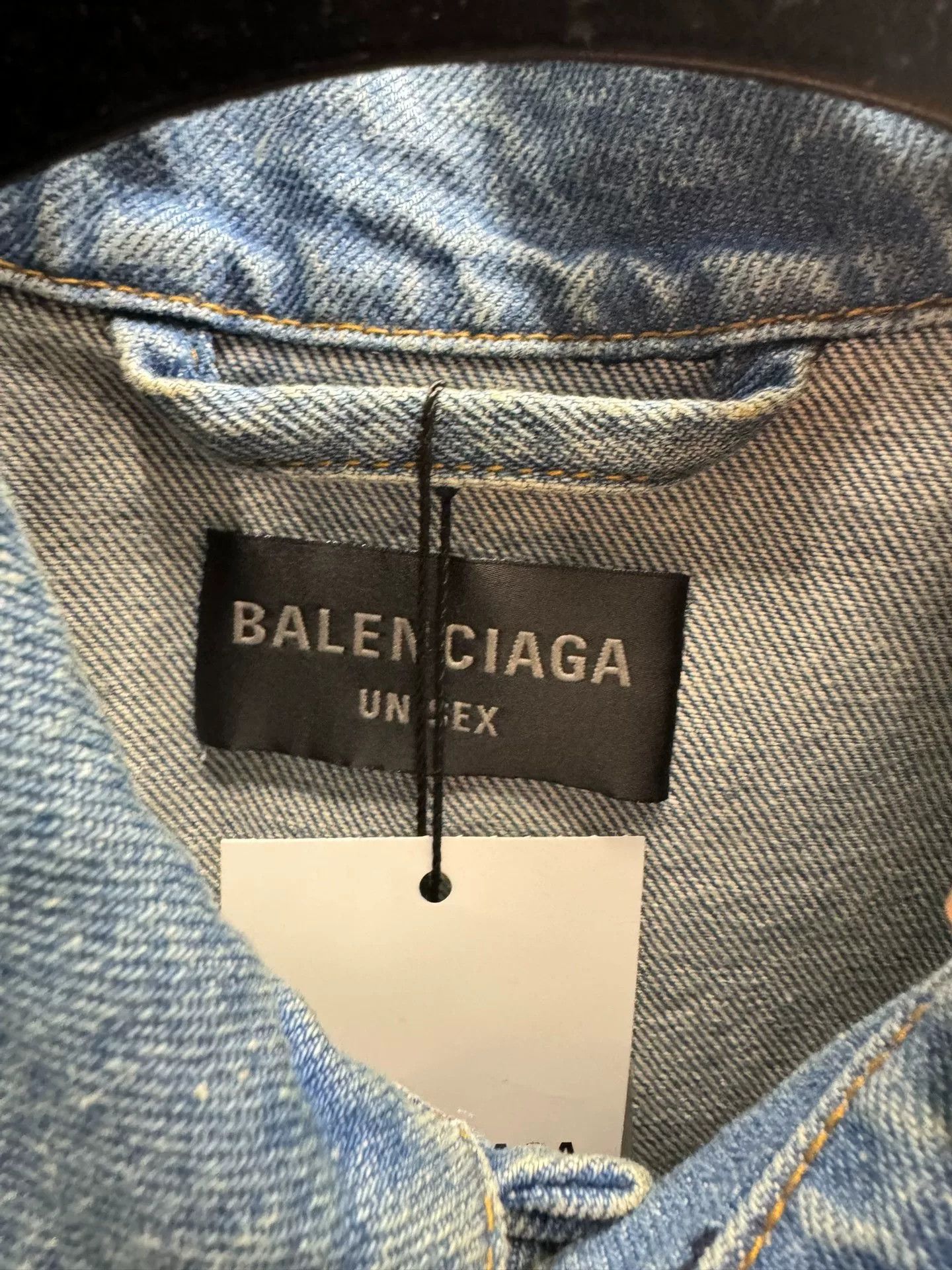 Balenciaga Balenciaga Graffiti Denim Jacket Size S Size US S / EU 44-46 / 1 - 5 Thumbnail