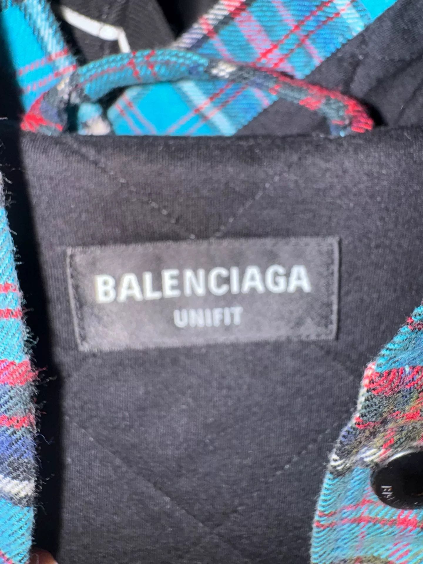 Balenciaga Balenciaga Plaid Flannel Hooded Shirt Size XS Size US XS / EU 42 / 0 - 5 Thumbnail