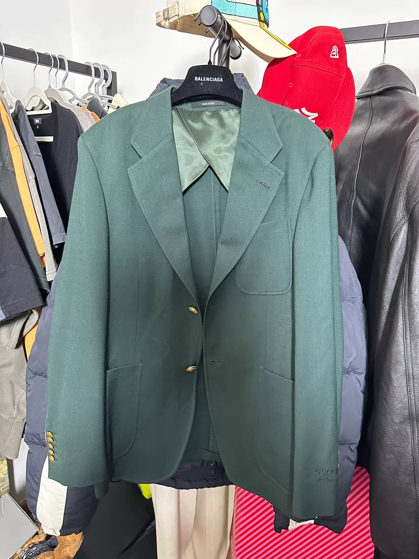 Gucci Gucci Green Wool Blazer Size 34R Size 34R - 2 Thumbnail