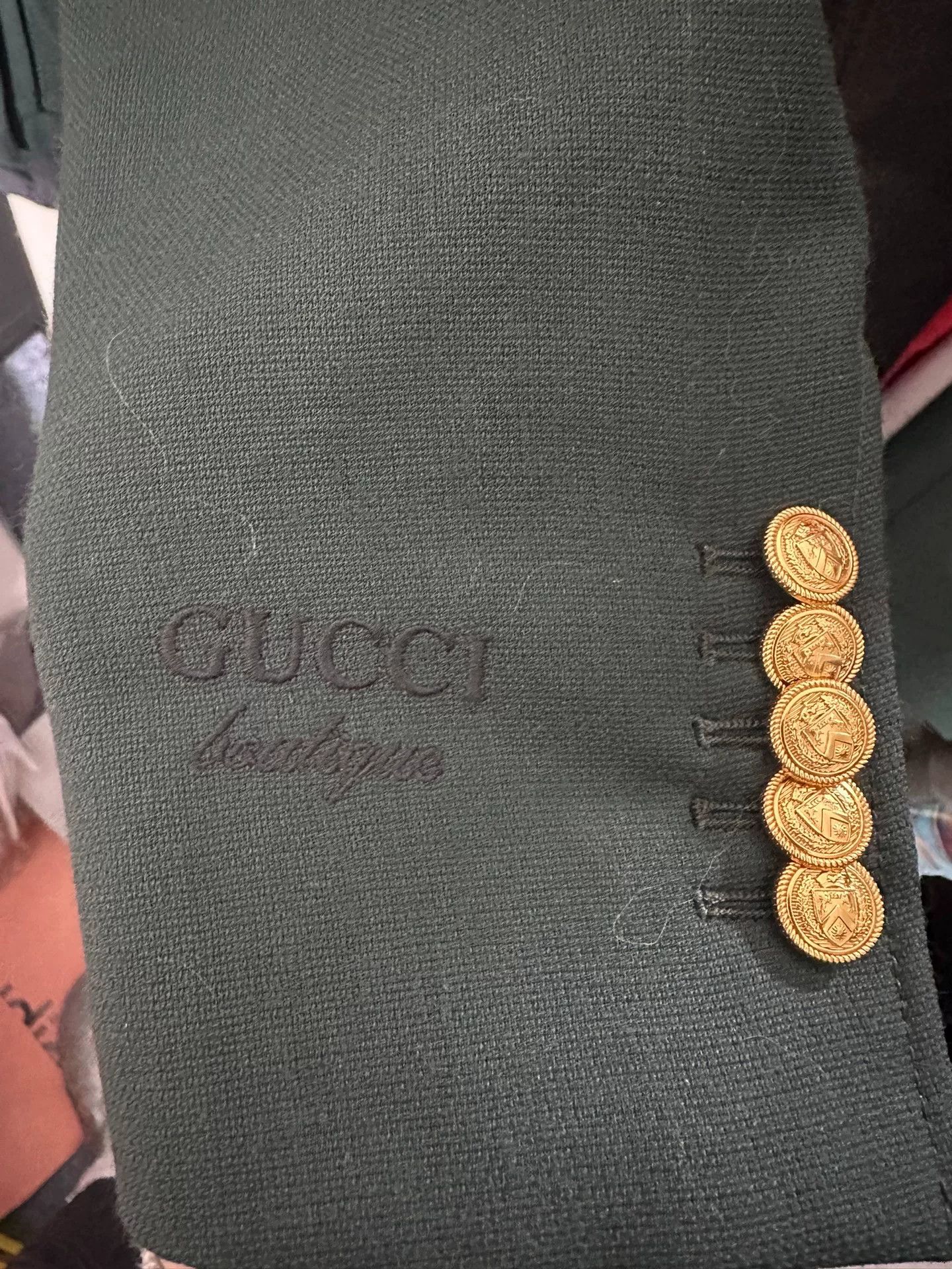 Gucci Gucci Green Wool Blazer Size 34R Size 34R - 5 Thumbnail