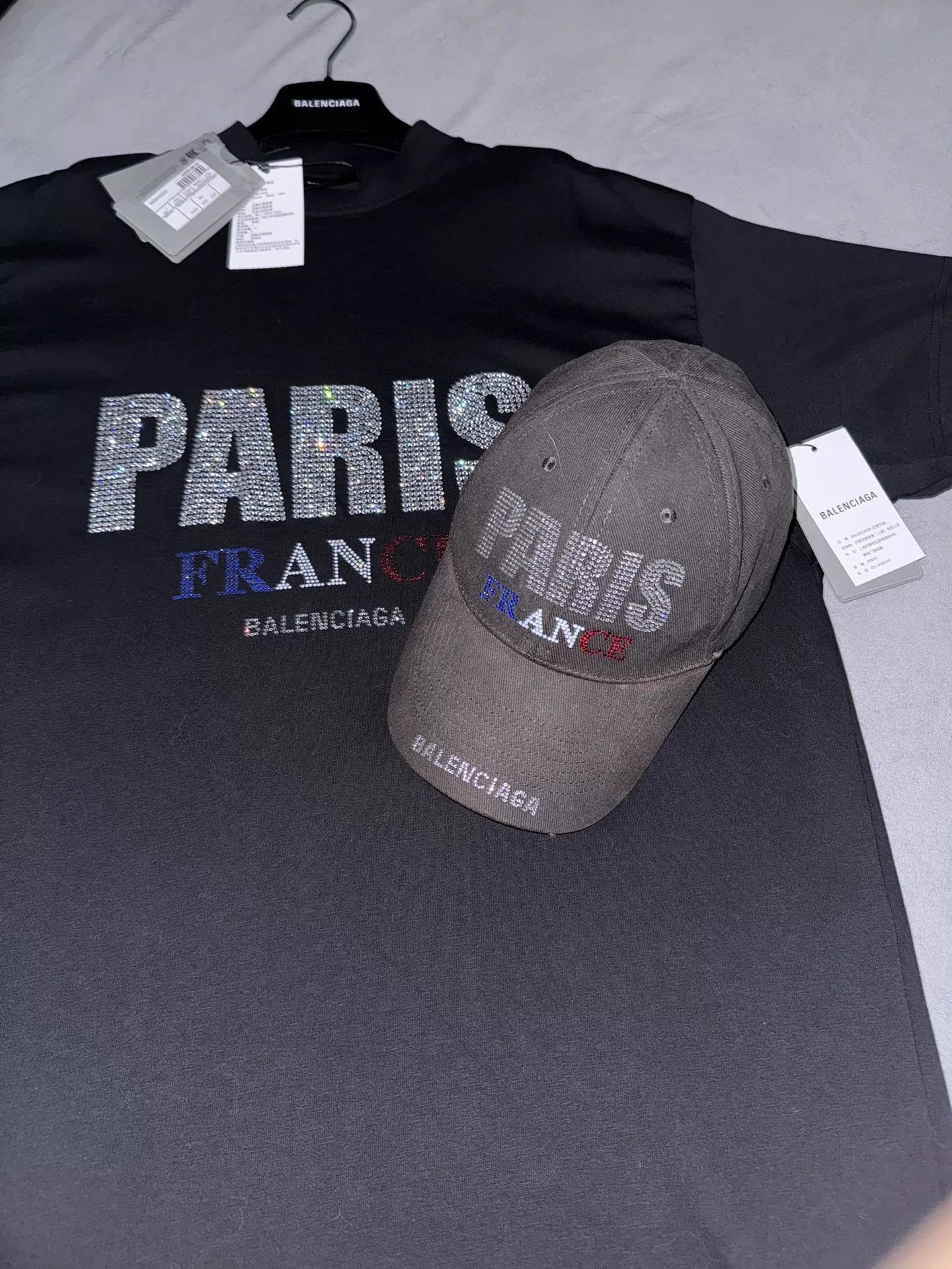 Balenciaga Balenciaga Paris Strass Crystal Cap One Size Size ONE SIZE - 5 Thumbnail