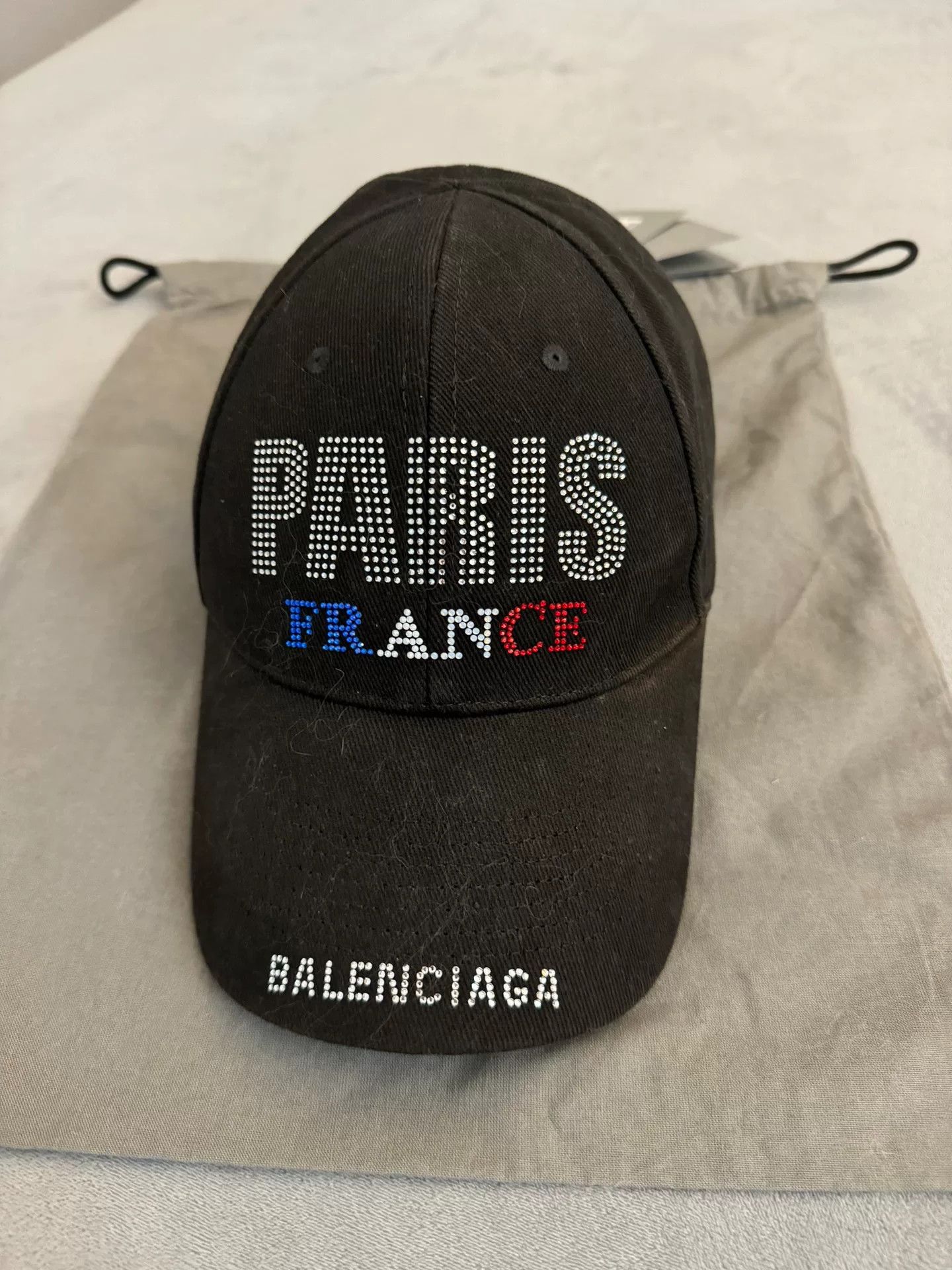 Balenciaga Balenciaga Paris Strass Crystal Cap One Size Size ONE SIZE - 2 Thumbnail