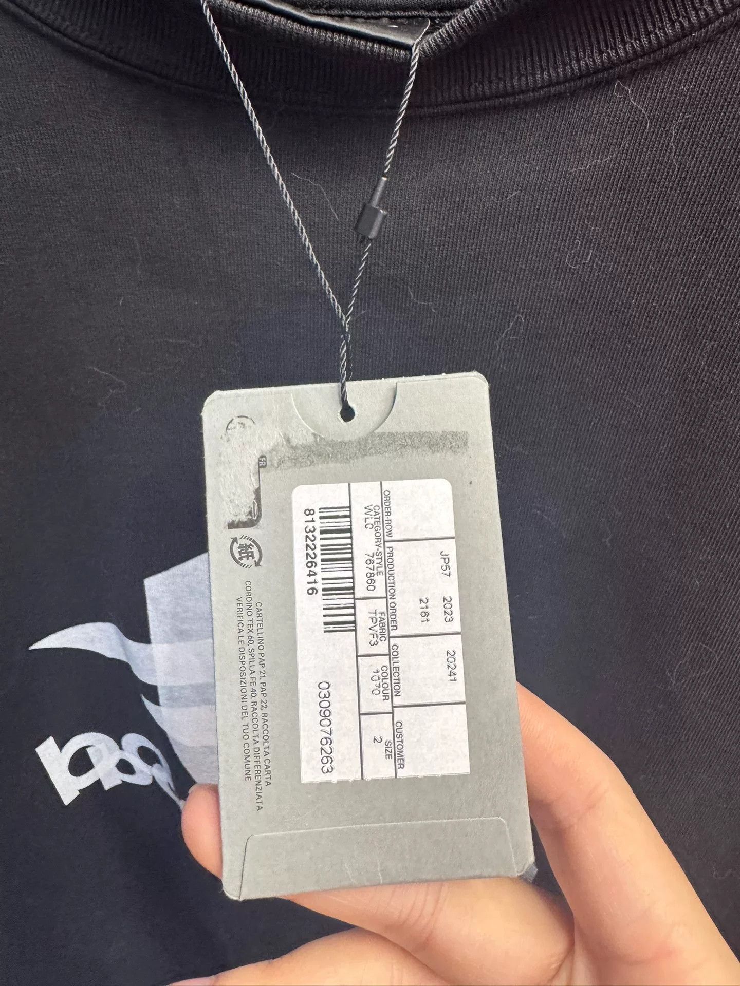 Balenciaga Balenciaga Double Logo Sweatshirt Size M Size US M / EU 48-50 / 2 - 5 Thumbnail