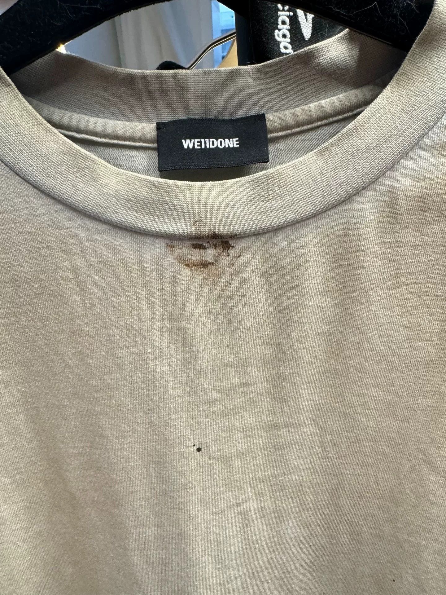 WE11DONE WE11DONE Distressed Logo T-Shirt Size L Size US L / EU 52-54 / 3 - 3 Thumbnail
