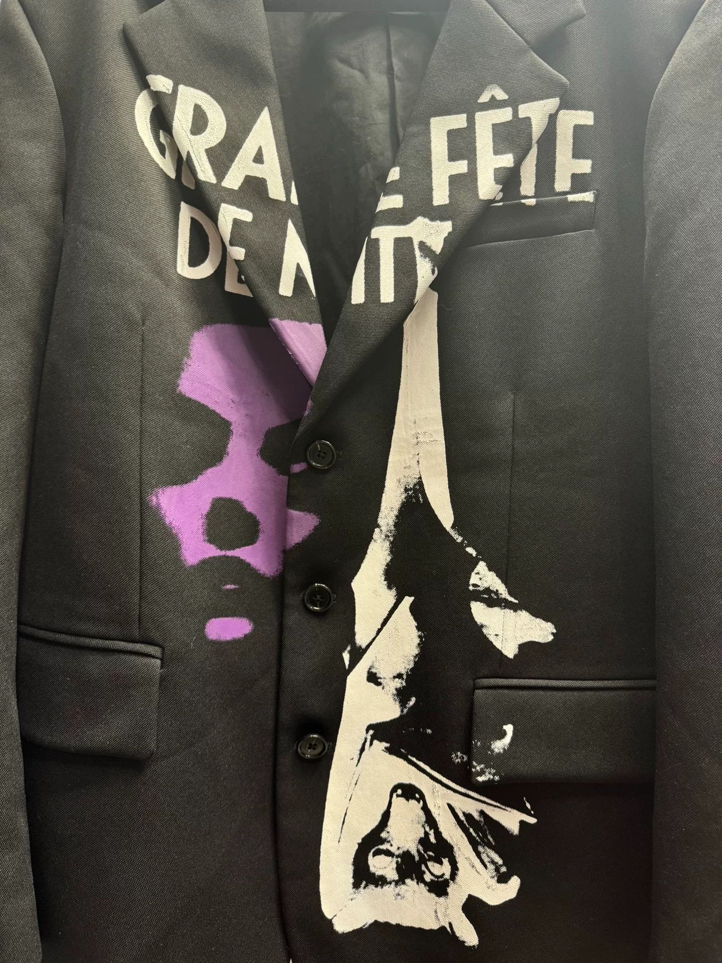 Raf Simons Raf Simons Graphic Print Blazer Size 38R Size 38R - 3 Thumbnail