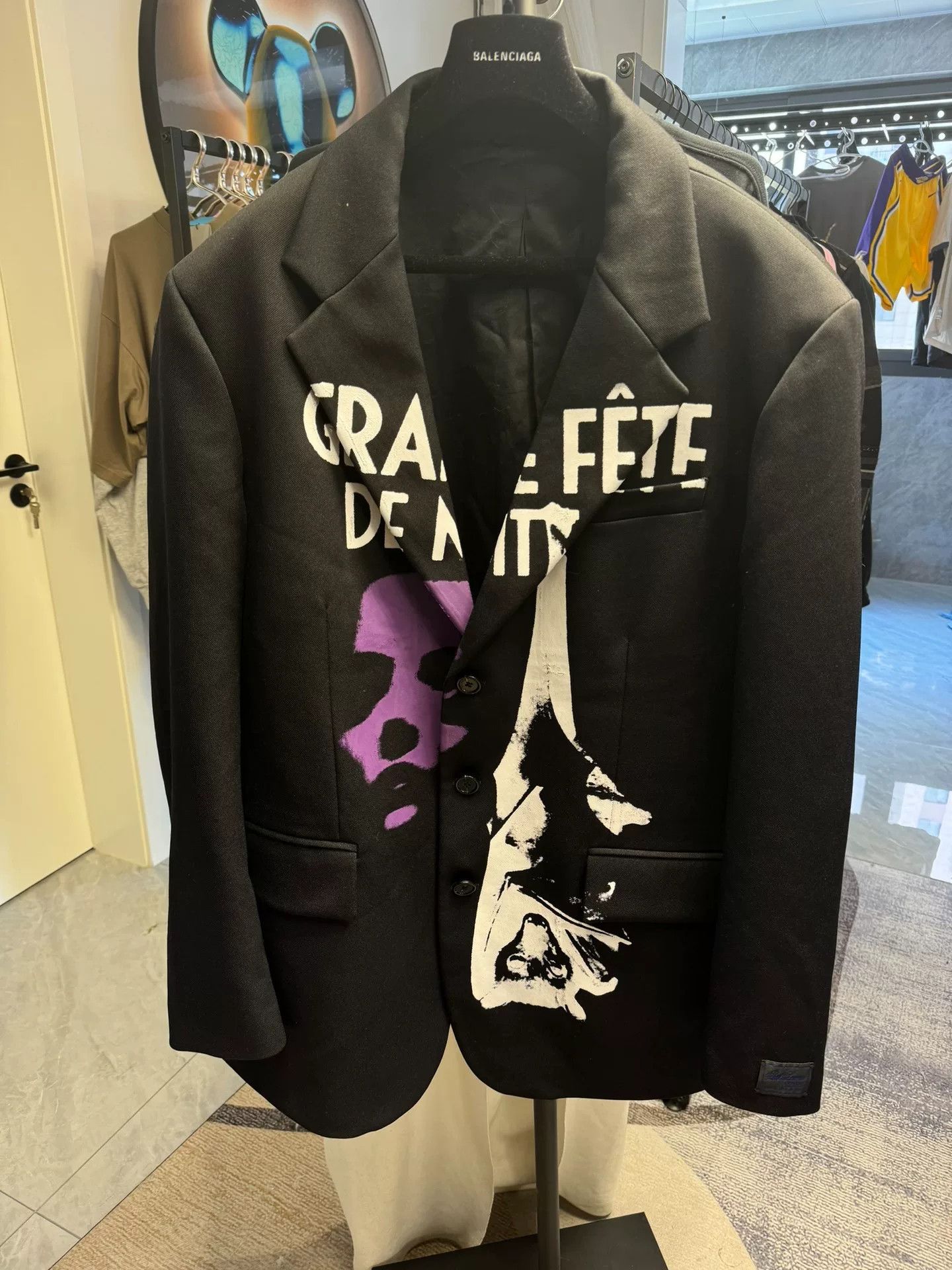 Raf Simons Raf Simons Graphic Print Blazer Size 38R Size 38R - 2 Thumbnail