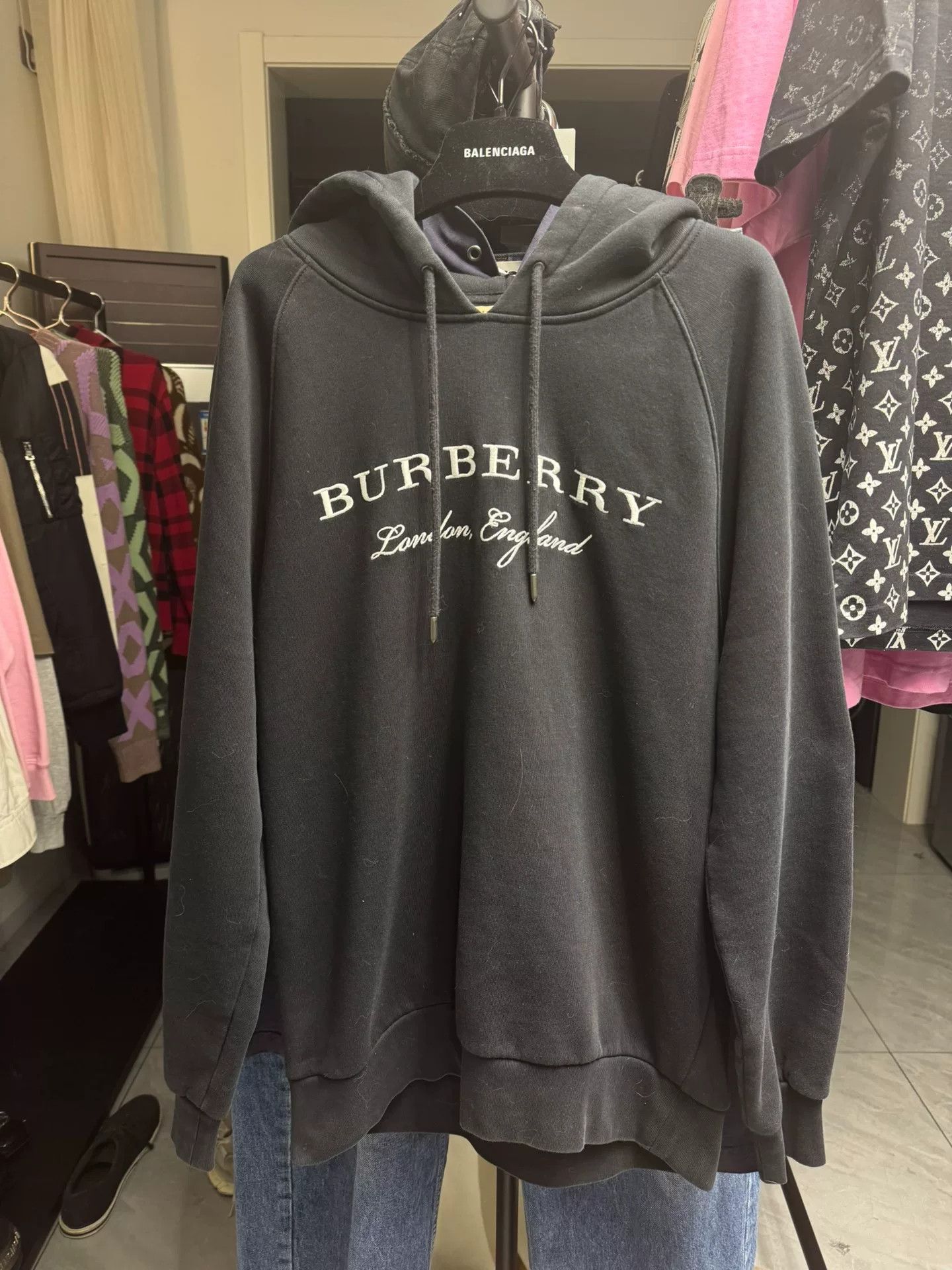 Burberry Burberry Logo Hoodie Size S Size US S / EU 44-46 / 1 - 2 Thumbnail