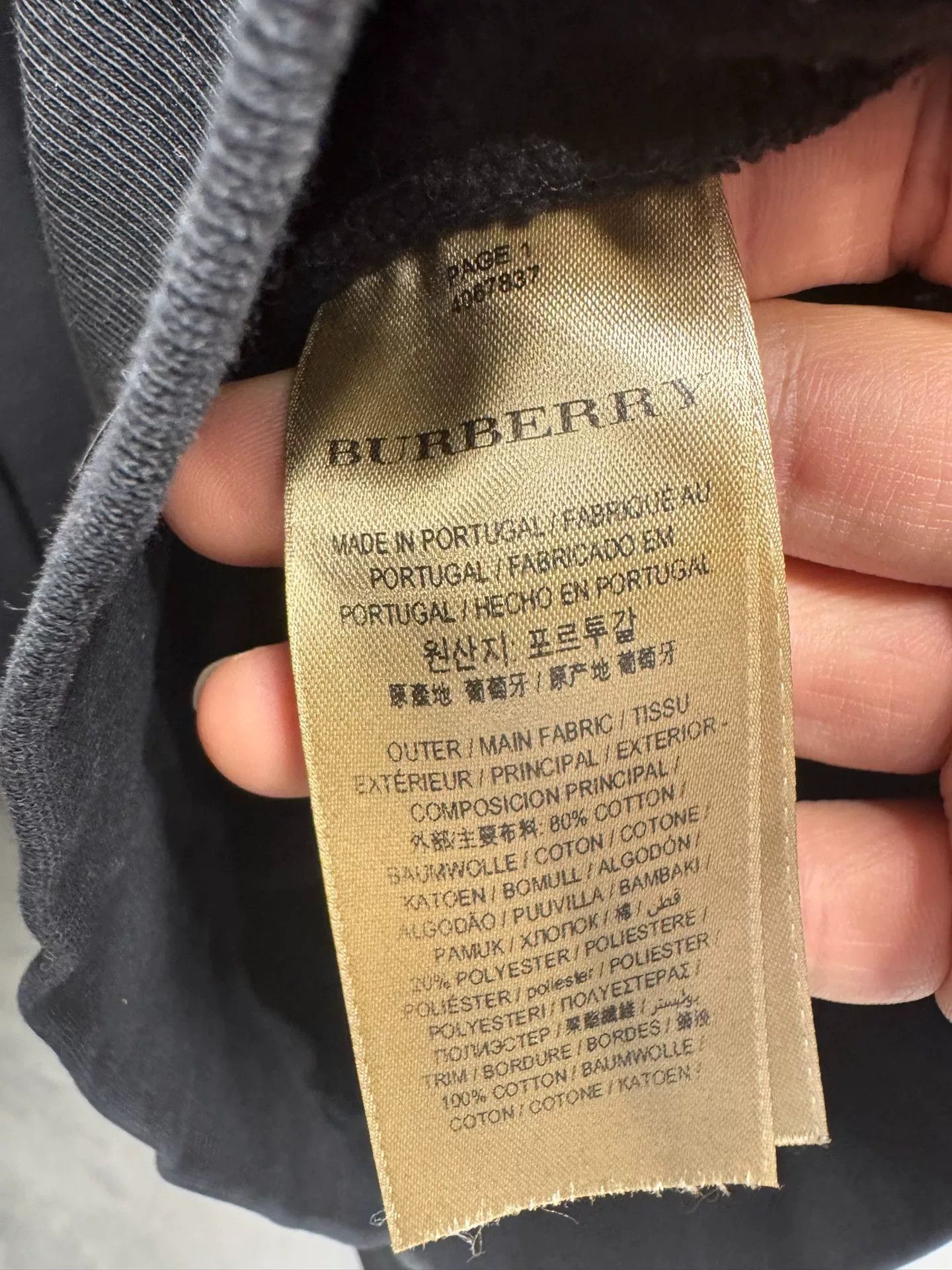 Burberry Burberry Logo Hoodie Size S Size US S / EU 44-46 / 1 - 5 Thumbnail