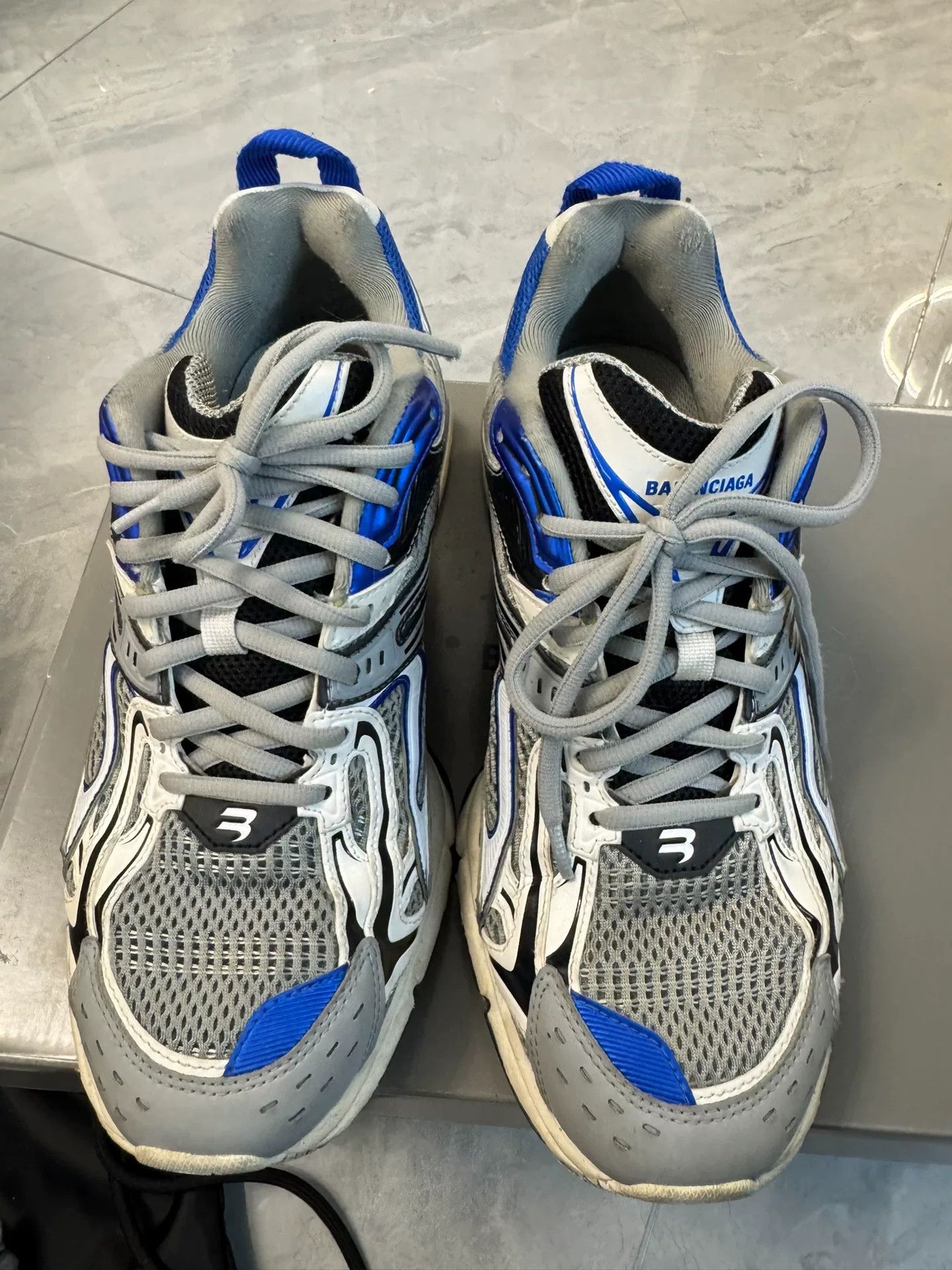 Balenciaga Balenciaga Blue X-Pander Sneakers Size 40 Size US 7 / EU 40 - 3 Thumbnail