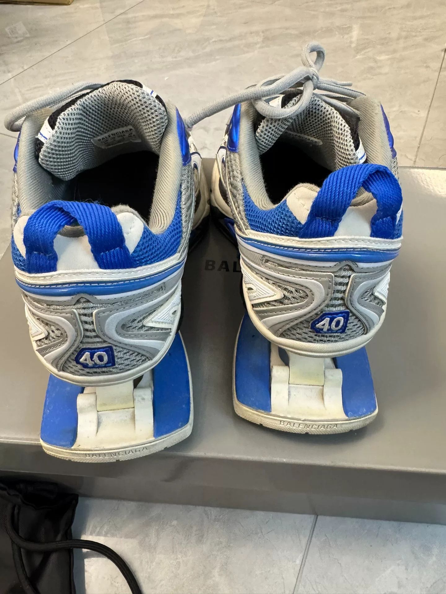 Balenciaga Balenciaga Blue X-Pander Sneakers Size 40 Size US 7 / EU 40 - 4 Thumbnail