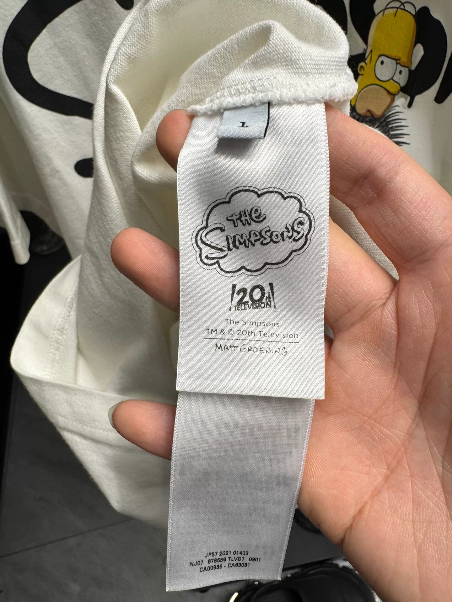 Balenciaga Balenciaga x The Simpsons Graphic T-Shirt Size 1 Size US S / EU 44-46 / 1 - 4 Thumbnail