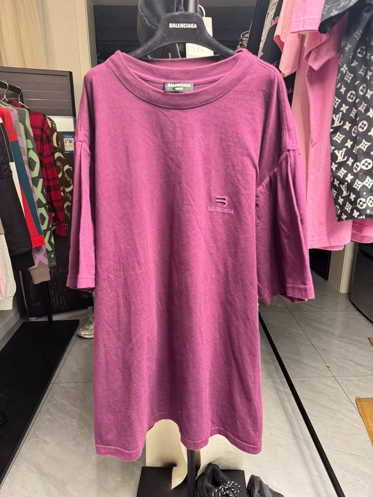 Balenciaga Balenciaga Embroidered T-Shirt Size XS Size US XS / EU 42 / 0 - 2 Thumbnail