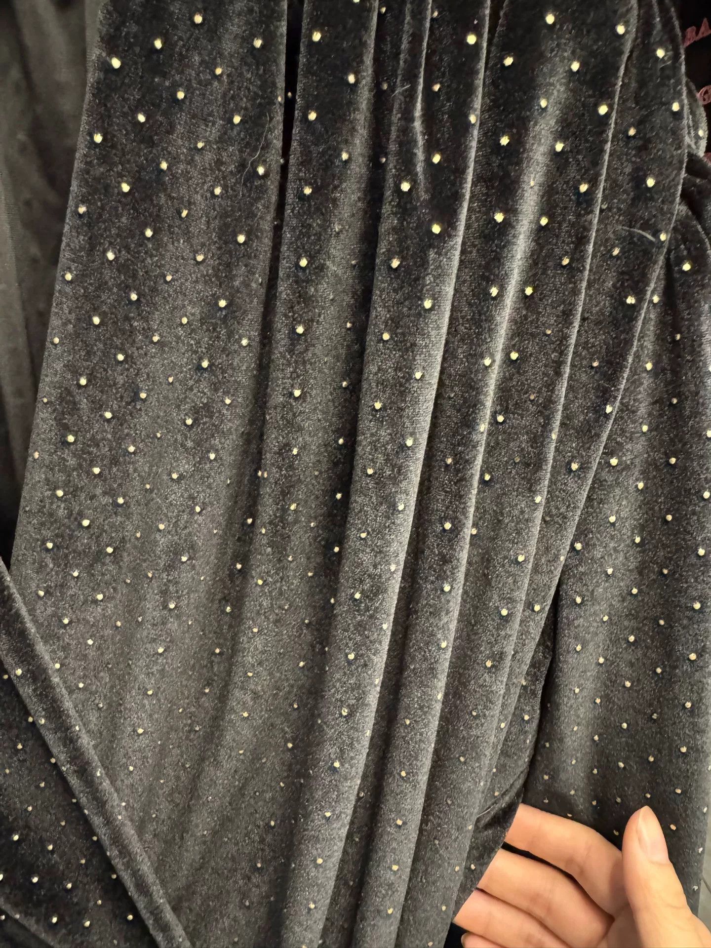 Balenciaga Balenciaga Rhinestone Velvet Mini Dress Size 36 Size XS / US 0-2 / IT 36-38 - 3 Thumbnail