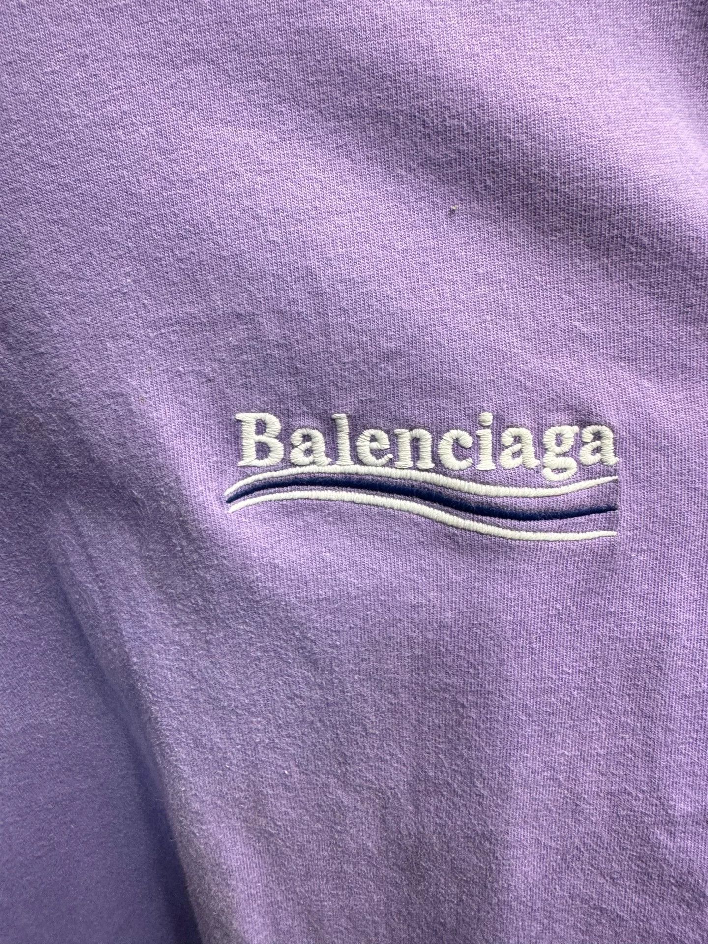 Balenciaga Balenciaga Wave Logo T-Shirt Size M Size US M / EU 48-50 / 2 - 3 Thumbnail