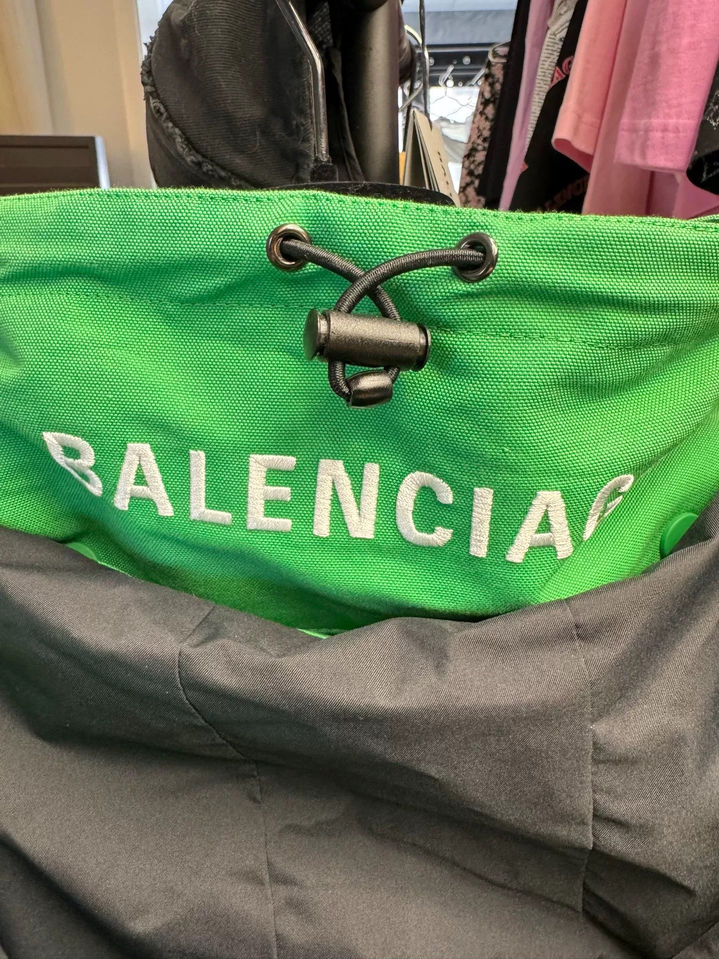 Balenciaga Balenciaga Green Logo Parka Size XS Size US XS / EU 42 / 0 - 4 Thumbnail