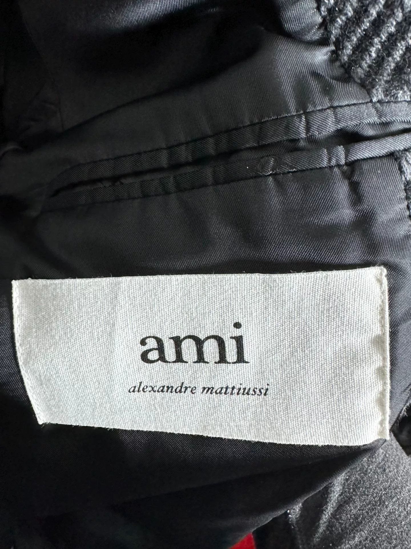AMI Ami Paris Herringbone Wool Coat Size S Size US S / EU 44-46 / 1 - 5 Thumbnail