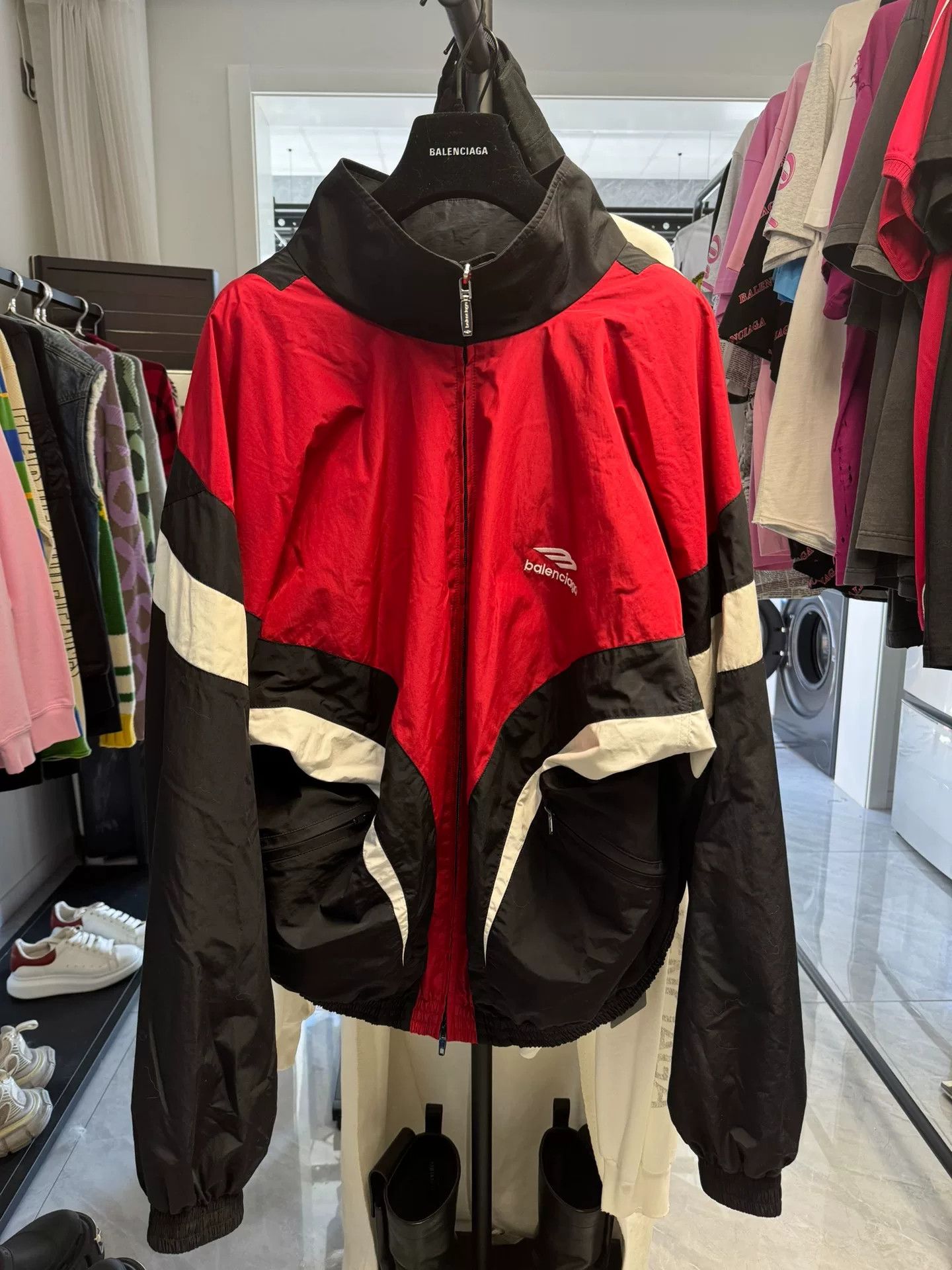 Balenciaga Balenciaga Colorblock Track Jacket XS Size US XS / EU 42 / 0 - 2 Thumbnail