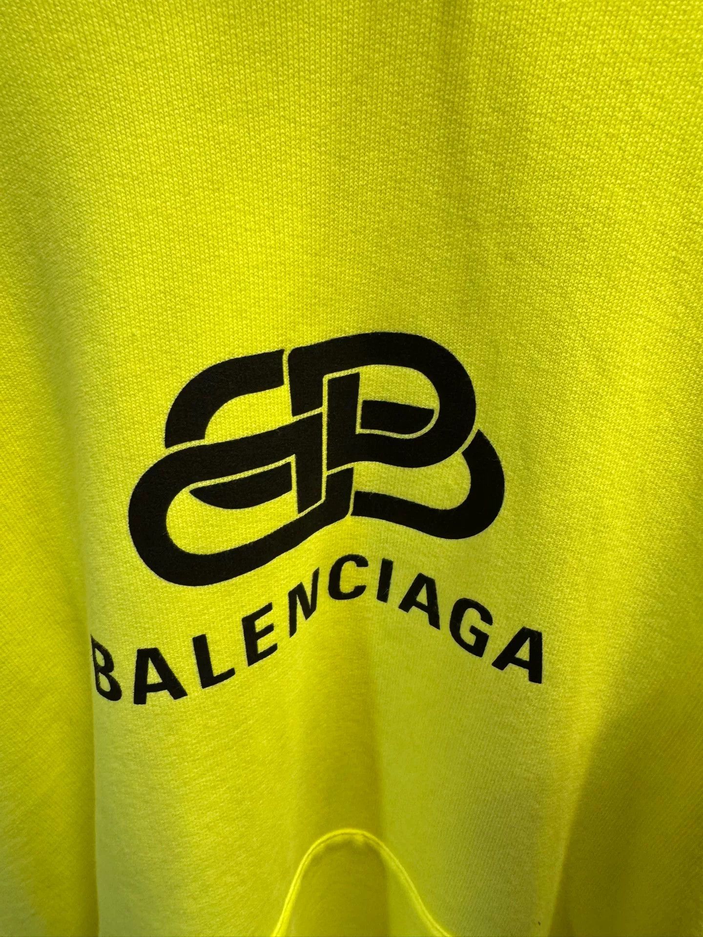 Balenciaga Balenciaga BB Logo Neon Green Hoodie Size S Size US S / EU 44-46 / 1 - 3 Thumbnail