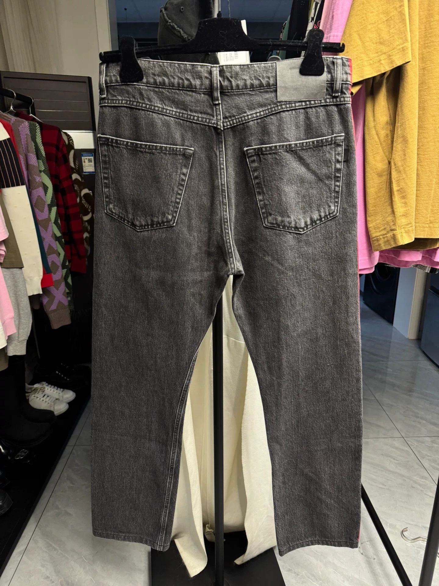 Balenciaga Balenciaga Red Stripe Jeans Size 31 Size US 31 - 4 Thumbnail