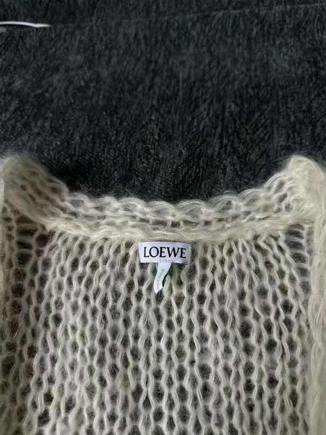 Loewe Loewe Mohair V-Neck Loose Cardigan Size S / US 4 / IT 40 - 3 Thumbnail