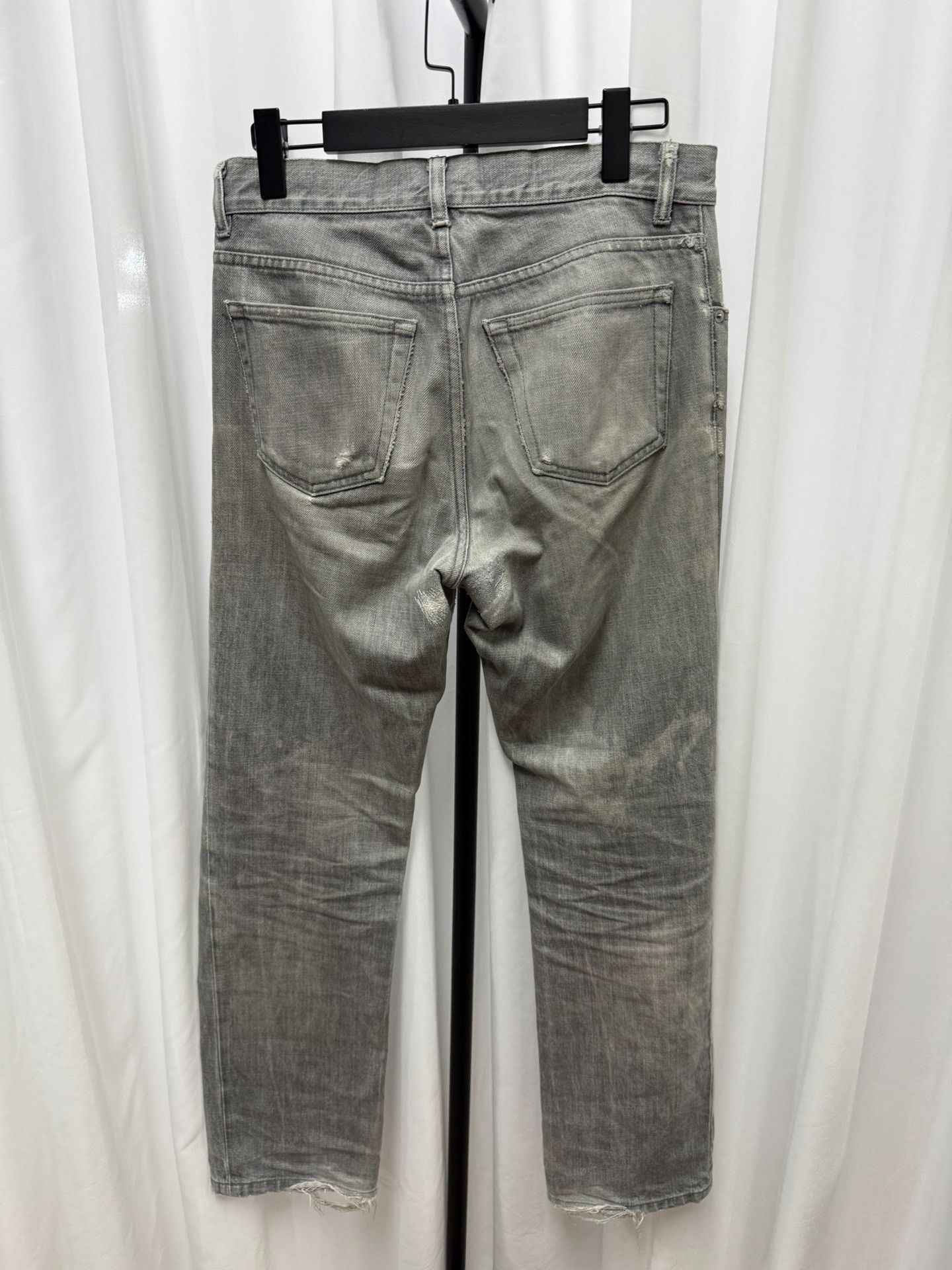 Helmut Lang Helmut Lang Distressed Washed Jeans Size US 32 / EU 48 - 6 Thumbnail
