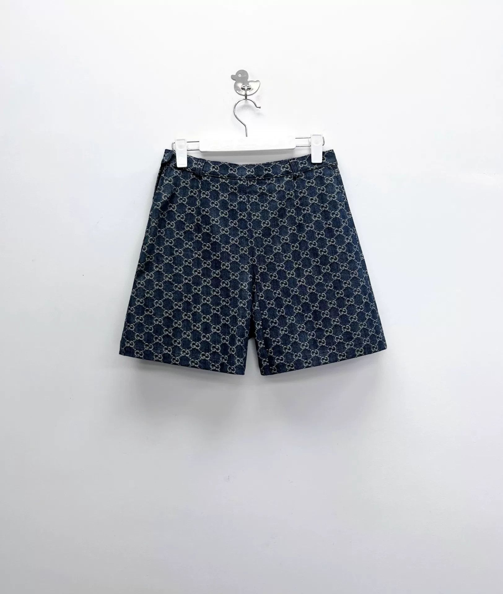 Gucci Gucci GG Logo Denim Shorts Size 40" / US 18 - 2 Thumbnail