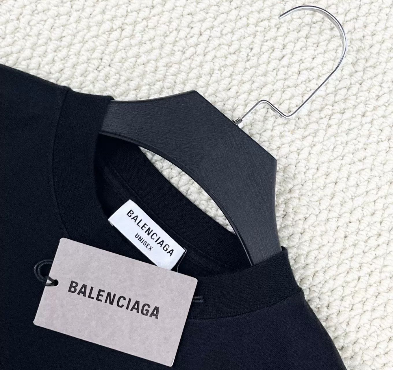 Balenciaga Balenciaga Black Diamond Double B Short-Sleeve Top Size XS / US 0-2 / IT 36-38 - 2 Thumbnail