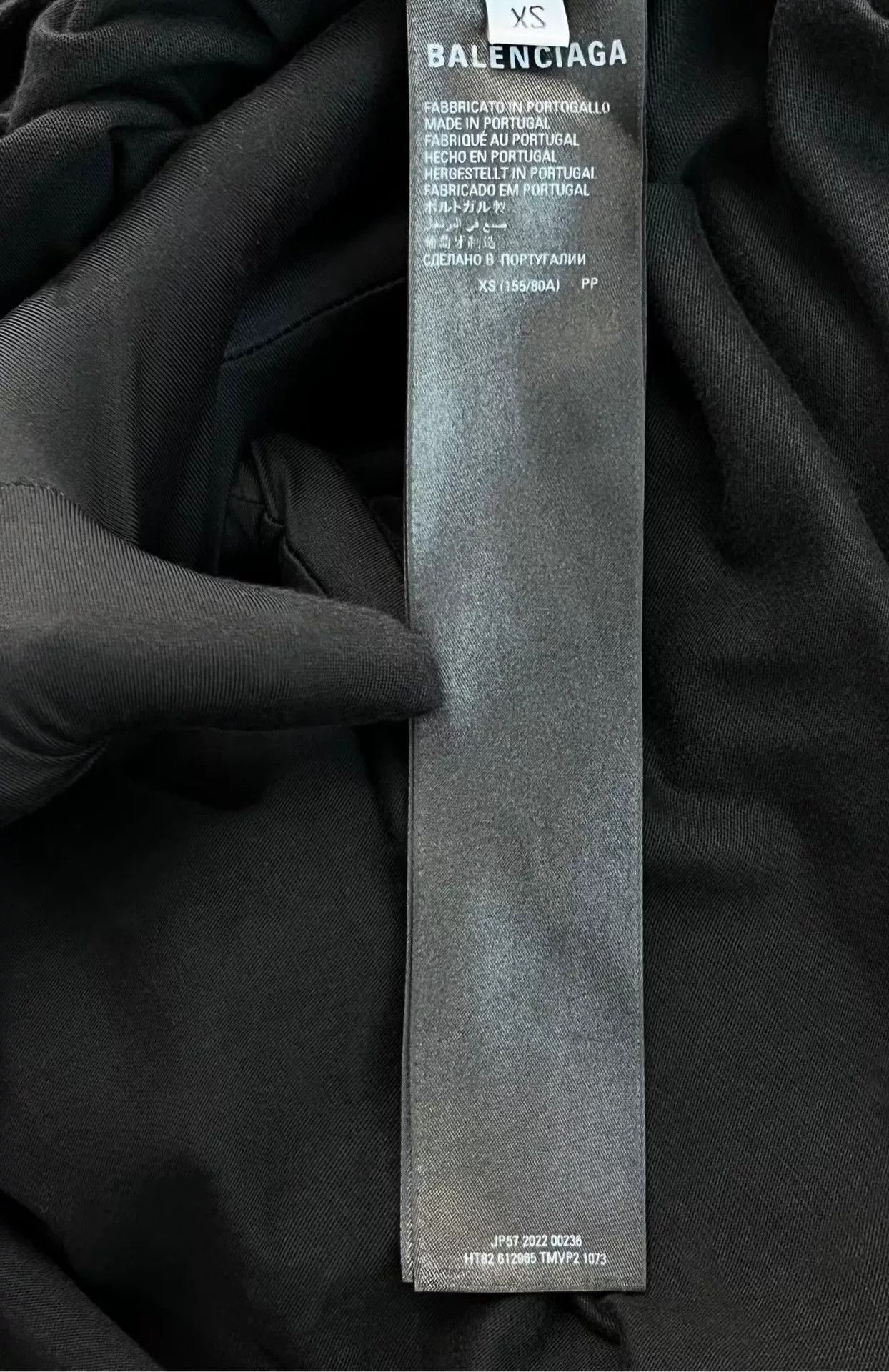 Balenciaga Balenciaga Black Diamond Double B Short-Sleeve Top Size XS / US 0-2 / IT 36-38 - 3 Thumbnail