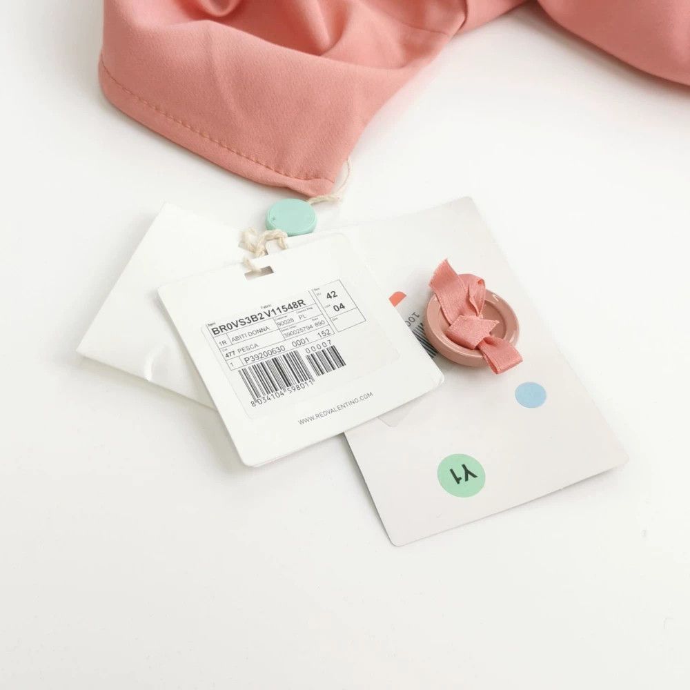 RED Valentino Red Valentino Solid Pink Round Neck Dress Size M / US 6-8 / IT 42-44 - 3 Thumbnail