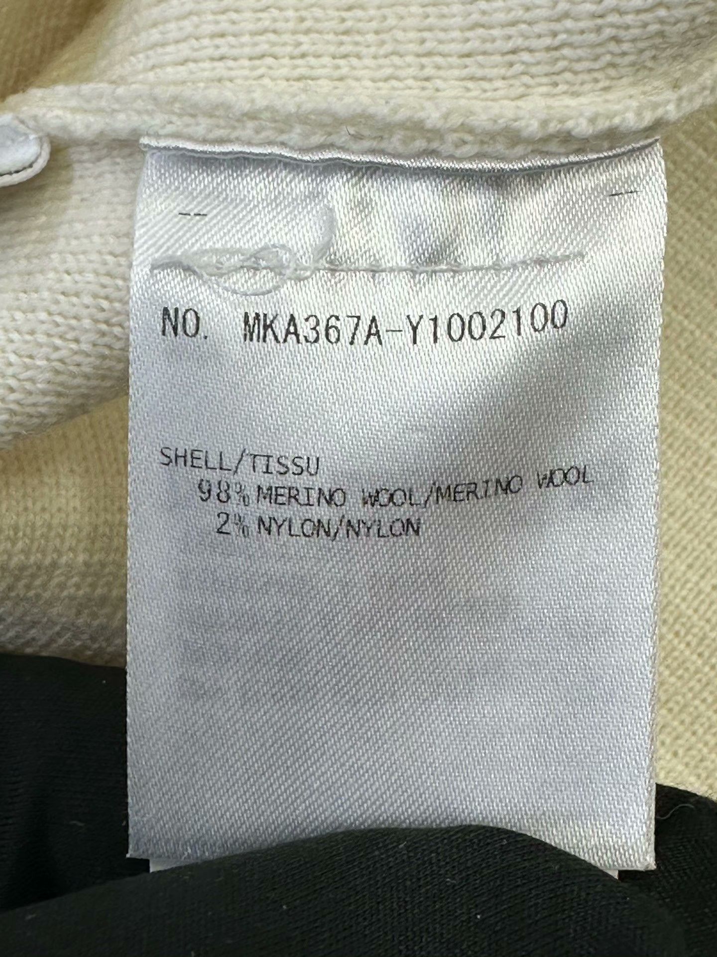 Thom Browne Thom Browne Cream Side Stripe Knit Sweater Size XS / US 0-2 / IT 36-38 - 4 Thumbnail