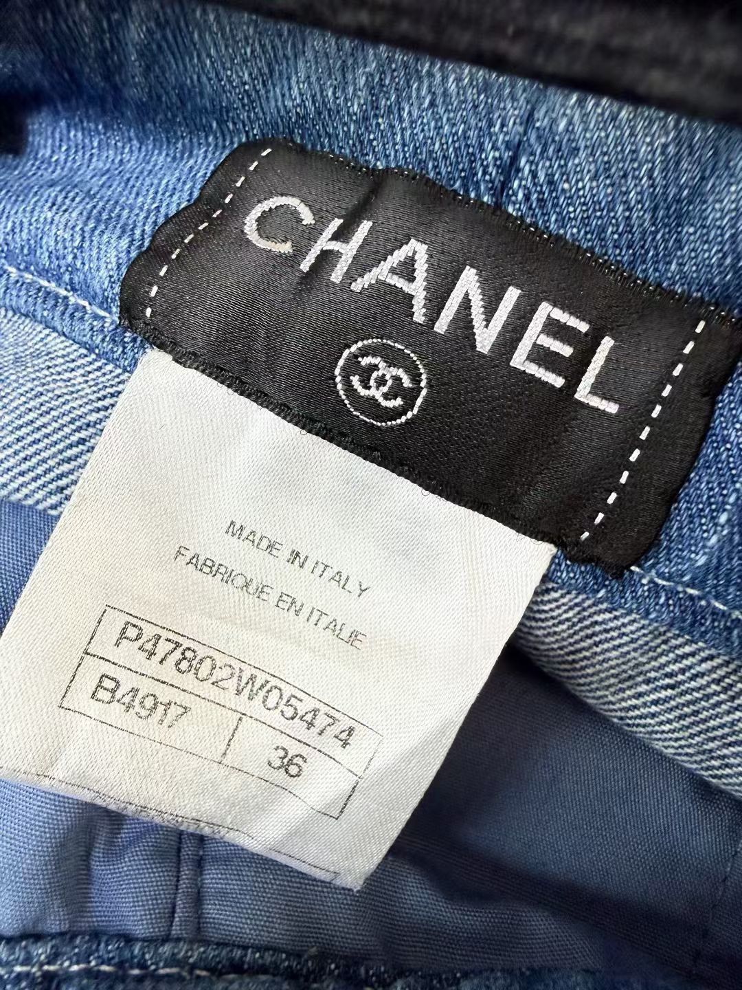 Chanel Chanel Blue Mesh Denim Shorts Size 36" / US 14 / IT 50 - 4 Thumbnail