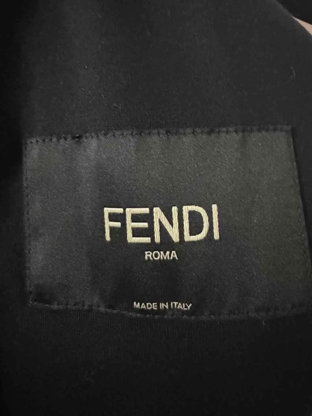 Fendi Fendi Flocked Logo Print Jacket Size US L / EU 52-54 / 3 - 4 Thumbnail