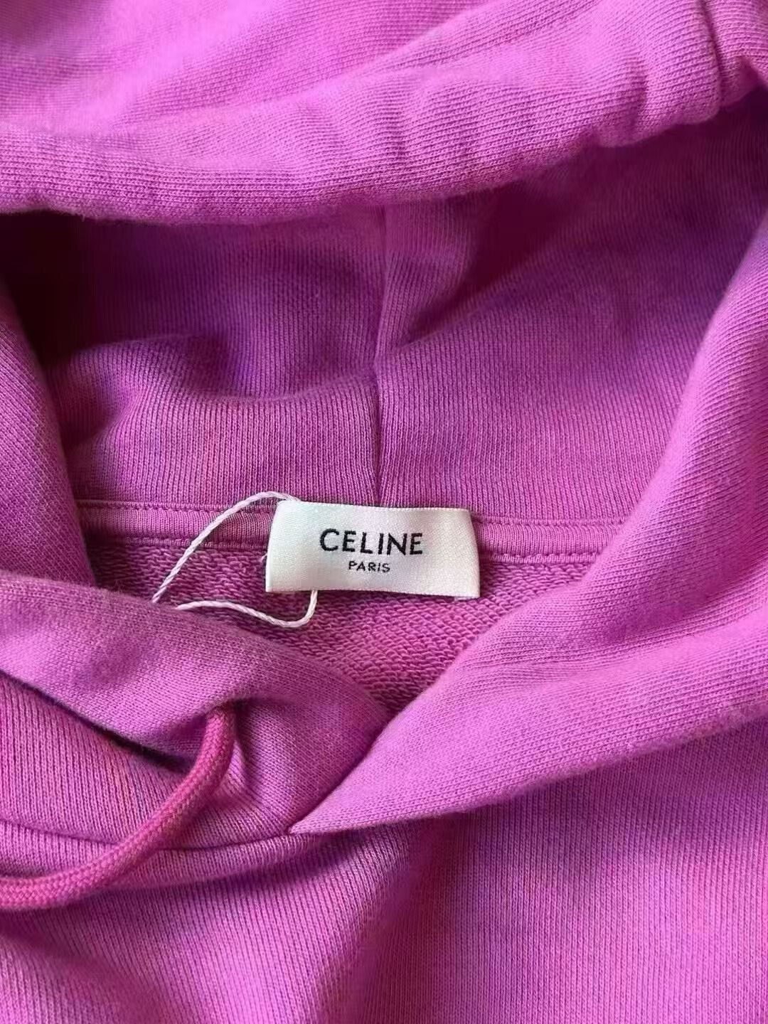 Celine Celine Rose Red Logo Hoodie Size XS / US 0-2 / IT 36-38 - 2 Thumbnail