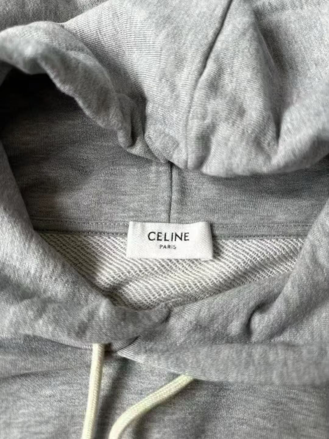 Celine Celine Embossed Logo Cropped Hoodie Size M / US 6-8 / IT 42-44 - 2 Thumbnail