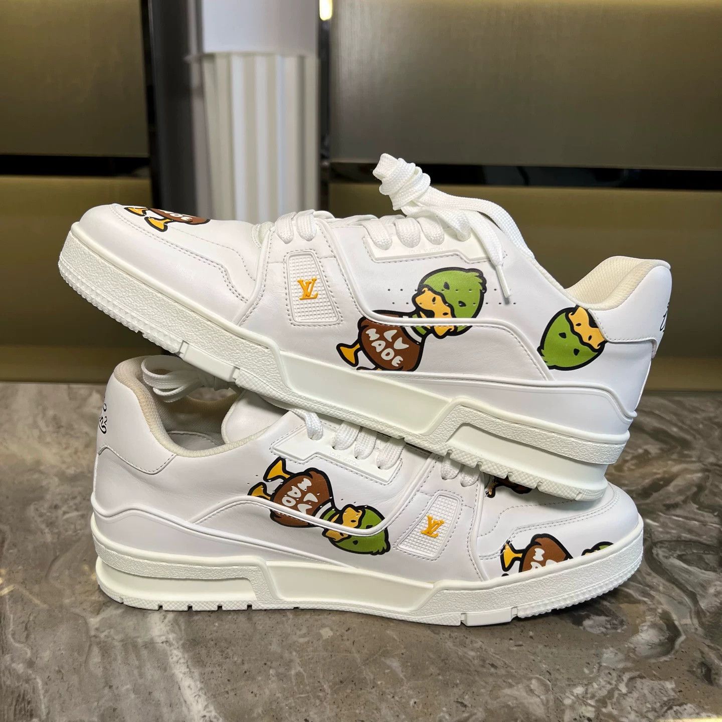 Louis Vuitton Louis Vuitton Nigo Trainer Collaboration Size US 8.5 / EU 41-42 - 6 Thumbnail