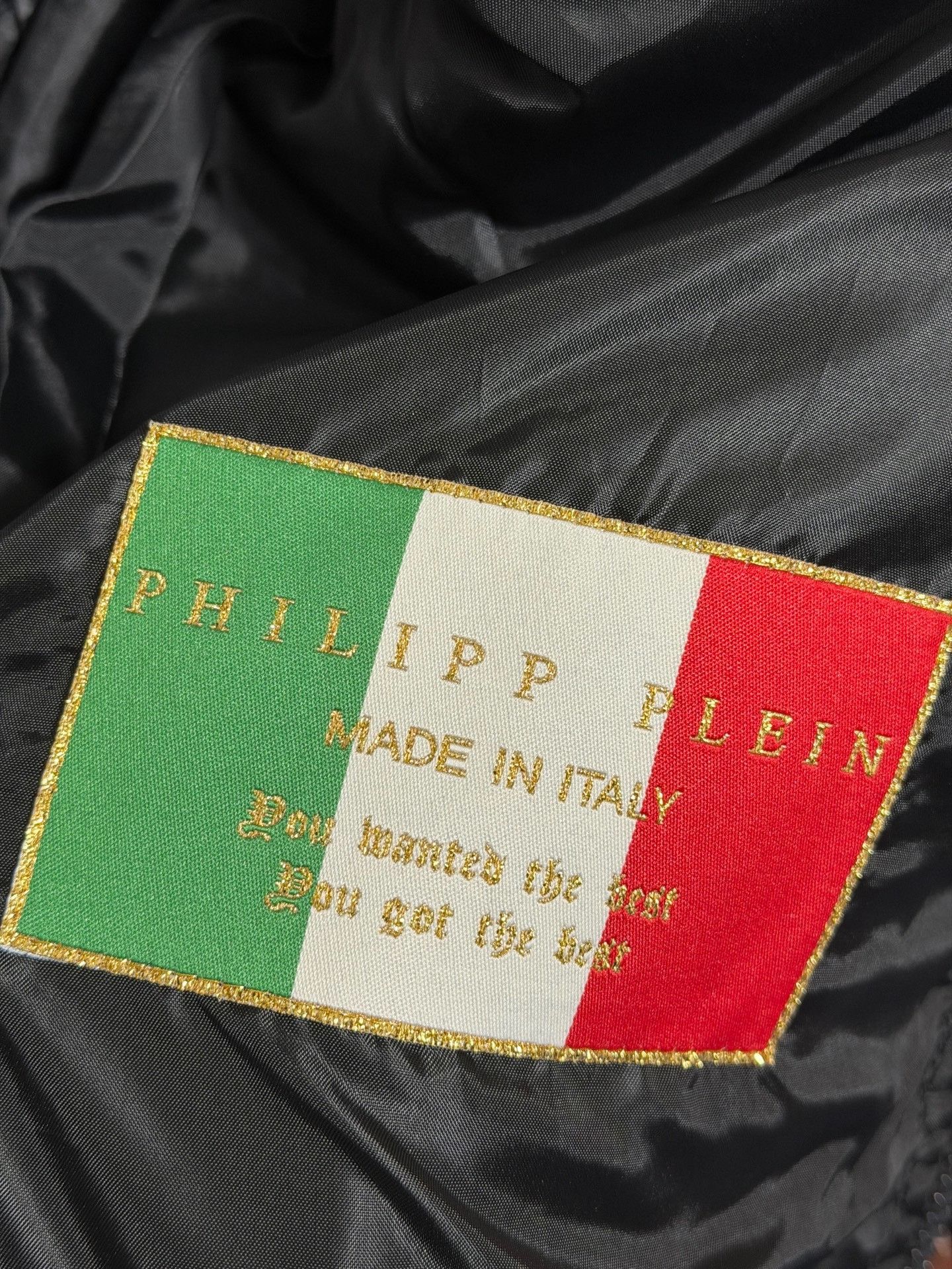 Philipp Plein Philipp Plein Black Bomber Jacket Size US M / EU 48-50 / 2 - 7 Thumbnail