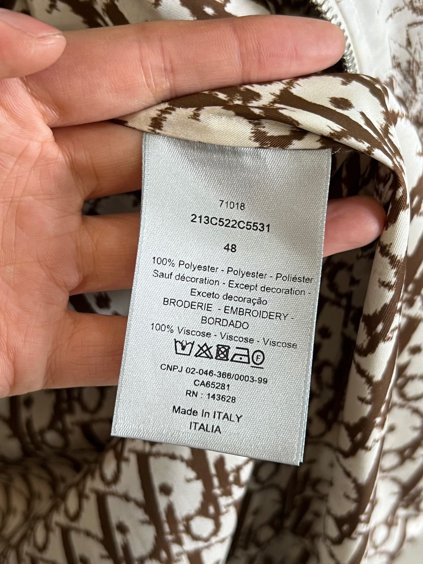 Travis Scott Dior x Travis Scott Cactus Print Zip Jacket Size US M / EU 48-50 / 2 - 6 Thumbnail