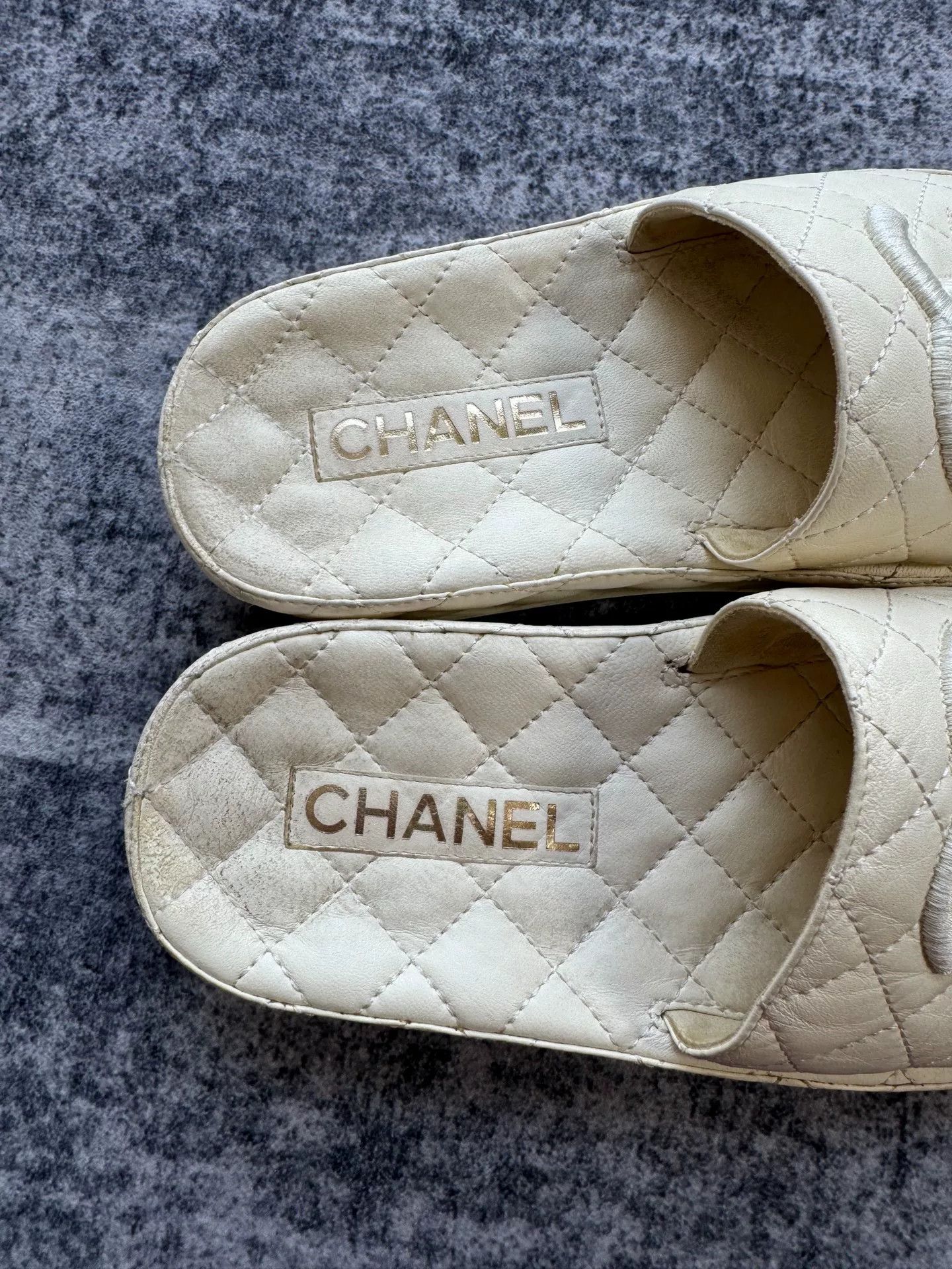 Chanel Chanel Quilted Lambskin Slippers Size US 4 / IT 34 - 4 Thumbnail