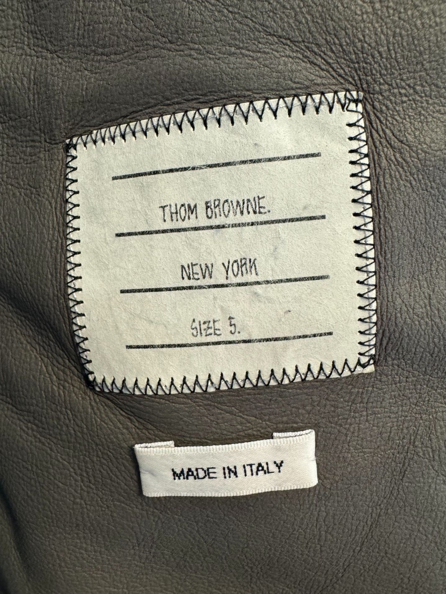 Thom Browne Thom Browne Grey Fur-Lined Hooded Zip Jacket Size US XXL / EU 58 / 5 - 8 Thumbnail