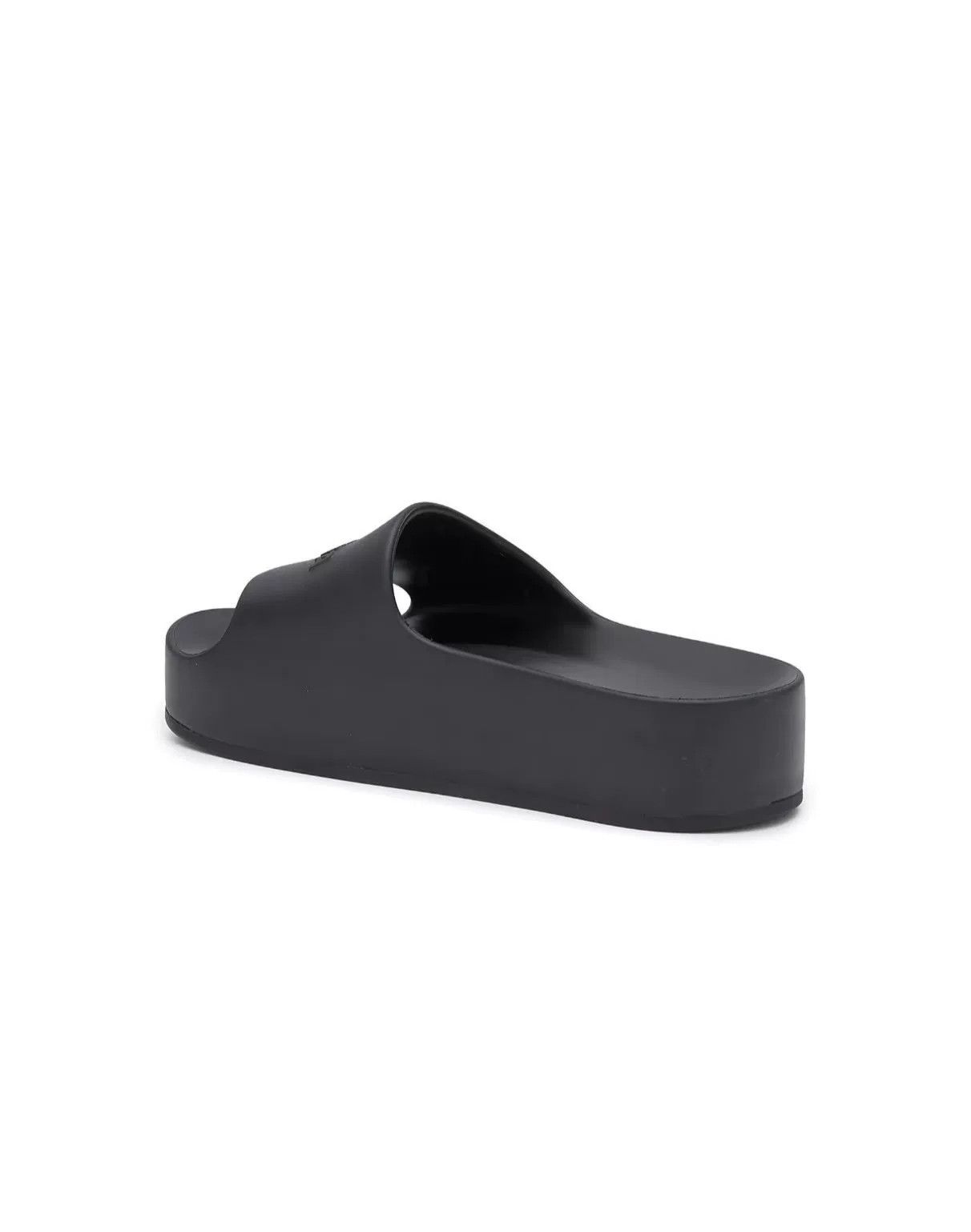 Balenciaga Balenciaga Black Thick-Soled Slides Size US 4 / IT 34 - 4 Thumbnail