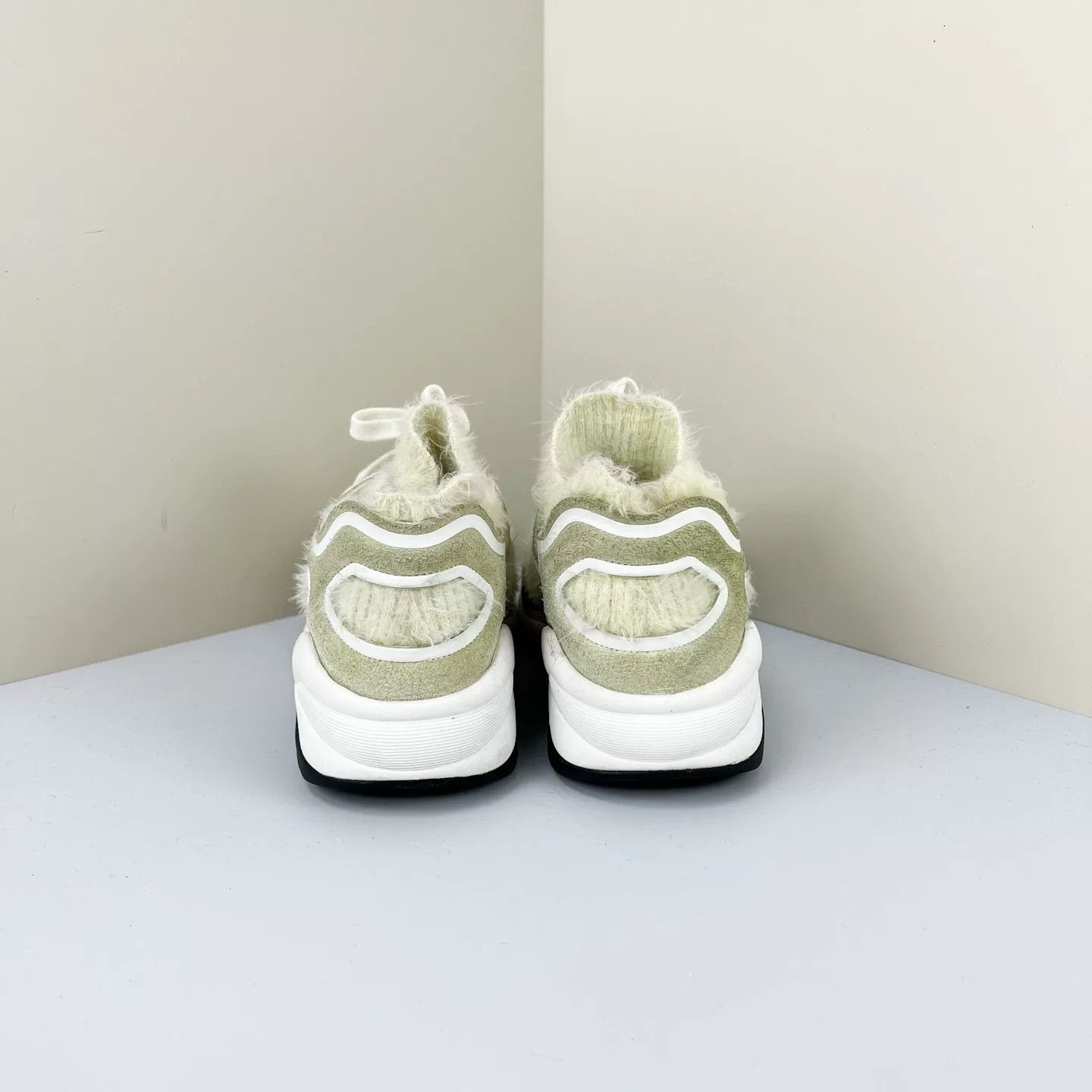 Chanel Chanel Double C Plush Knit Off-White Casual Shoe Size US 6.5 / IT 36.5 - 3 Thumbnail